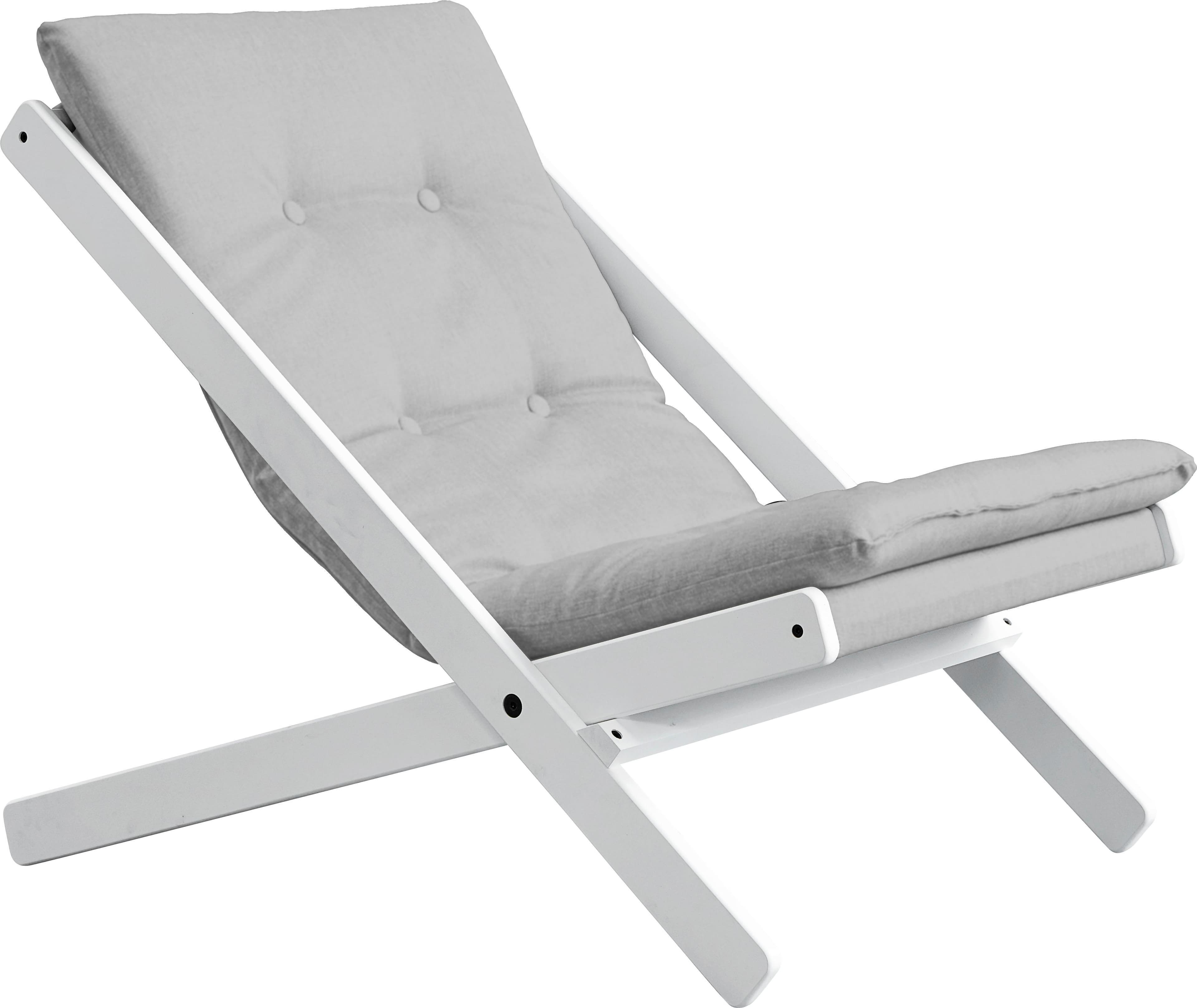 Klappstuhl KARUP DESIGN "Boogie" Hellgrau/Weiß
