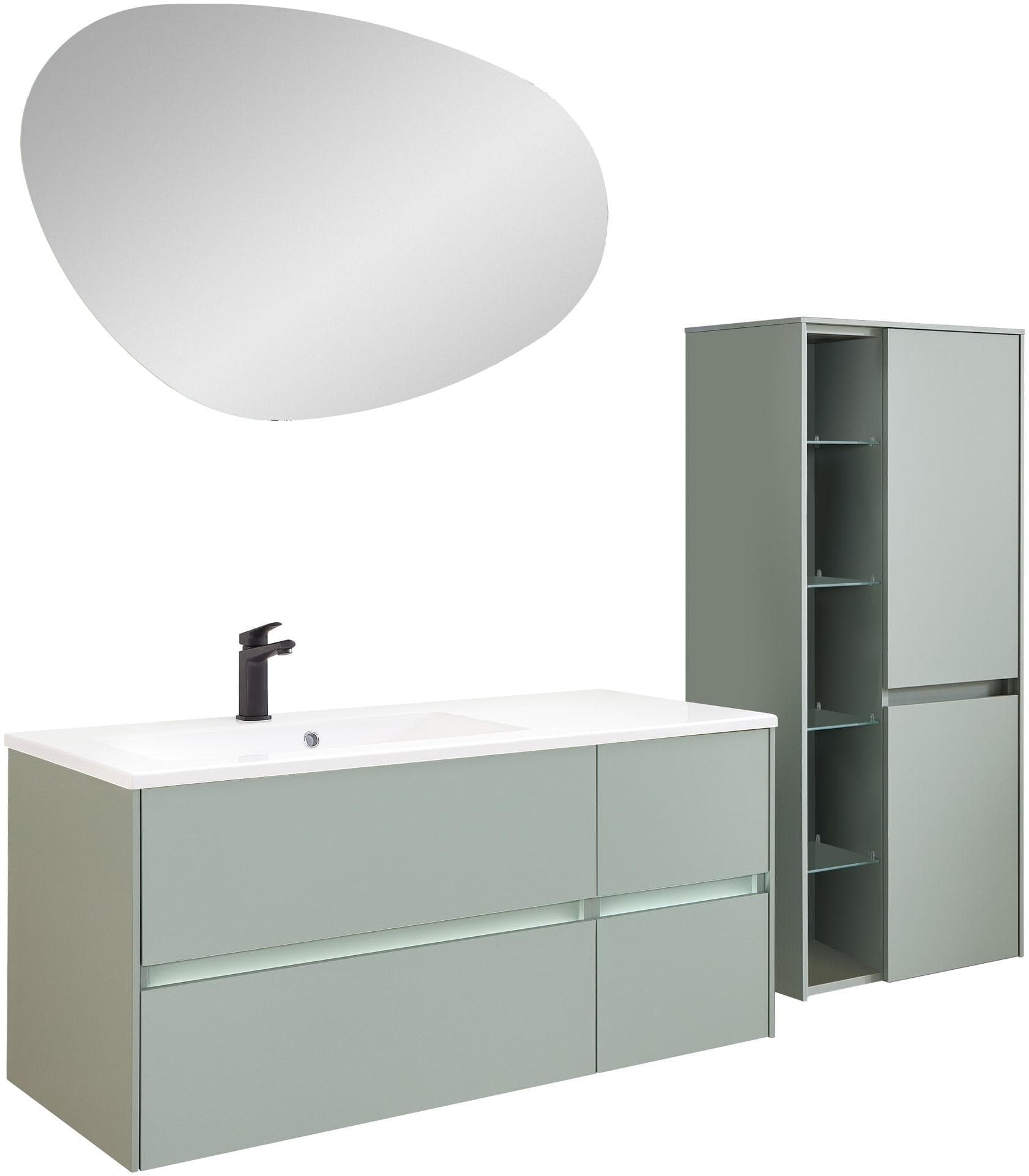 Baur Versand Badmöbel-Set SAPHIR Serie 6010 Solid-Surface-Waschtisch