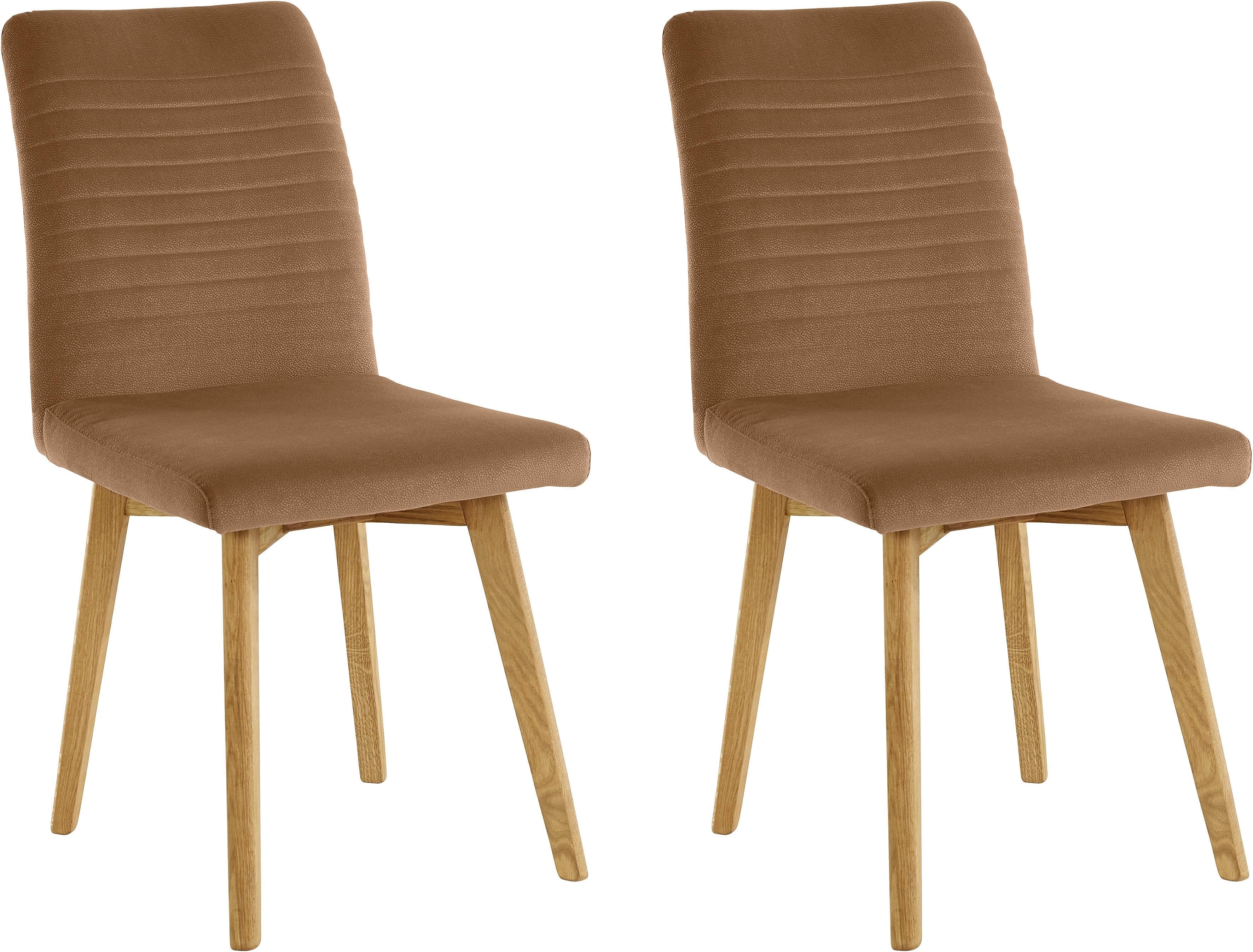OTTO PRODUCTS Alessja Esszimmerstuhl Curry Eiche Massivholz