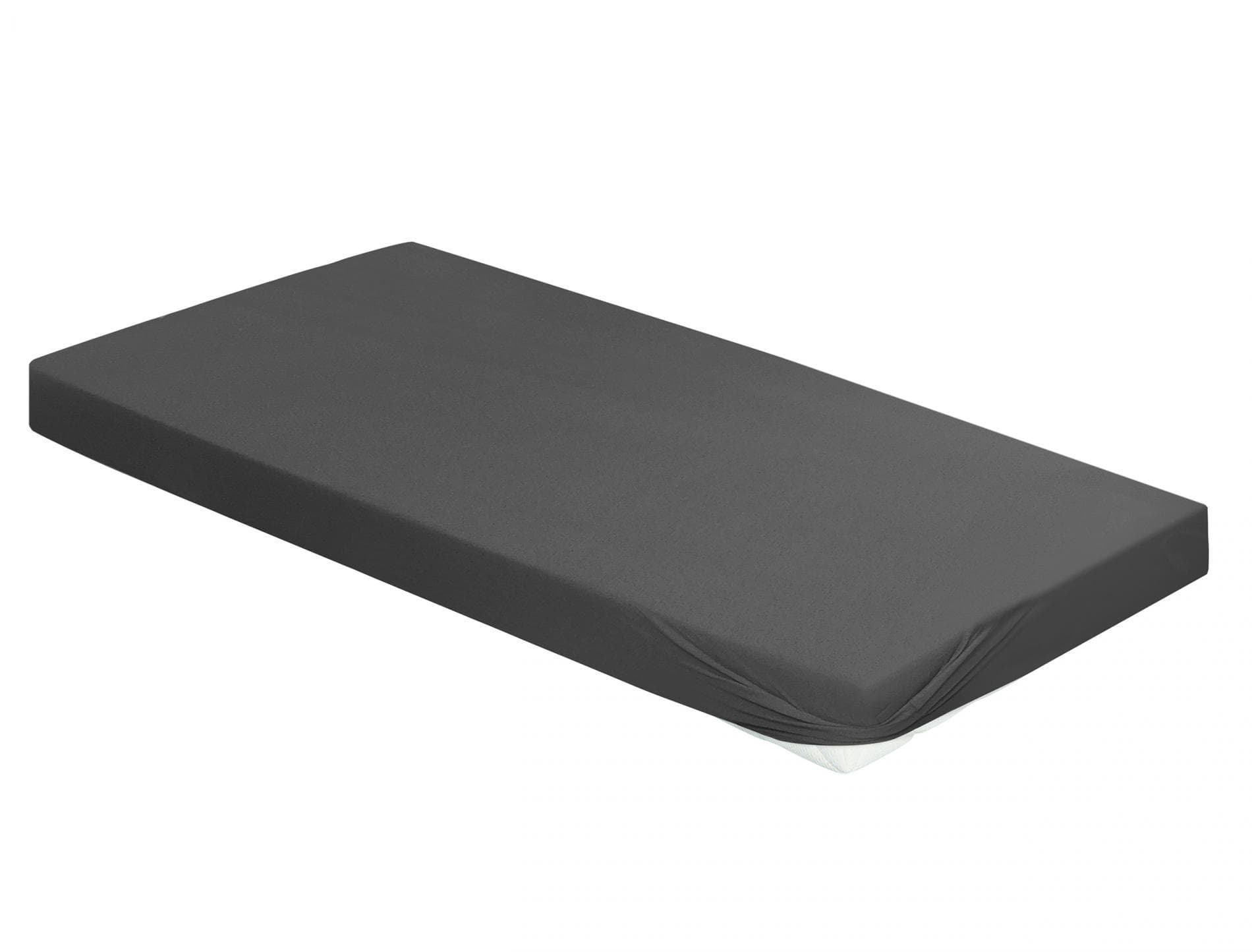 IRISETTE Kuschel Jersey Spannbettlaken Vesuv Grau 100% Baumwolle