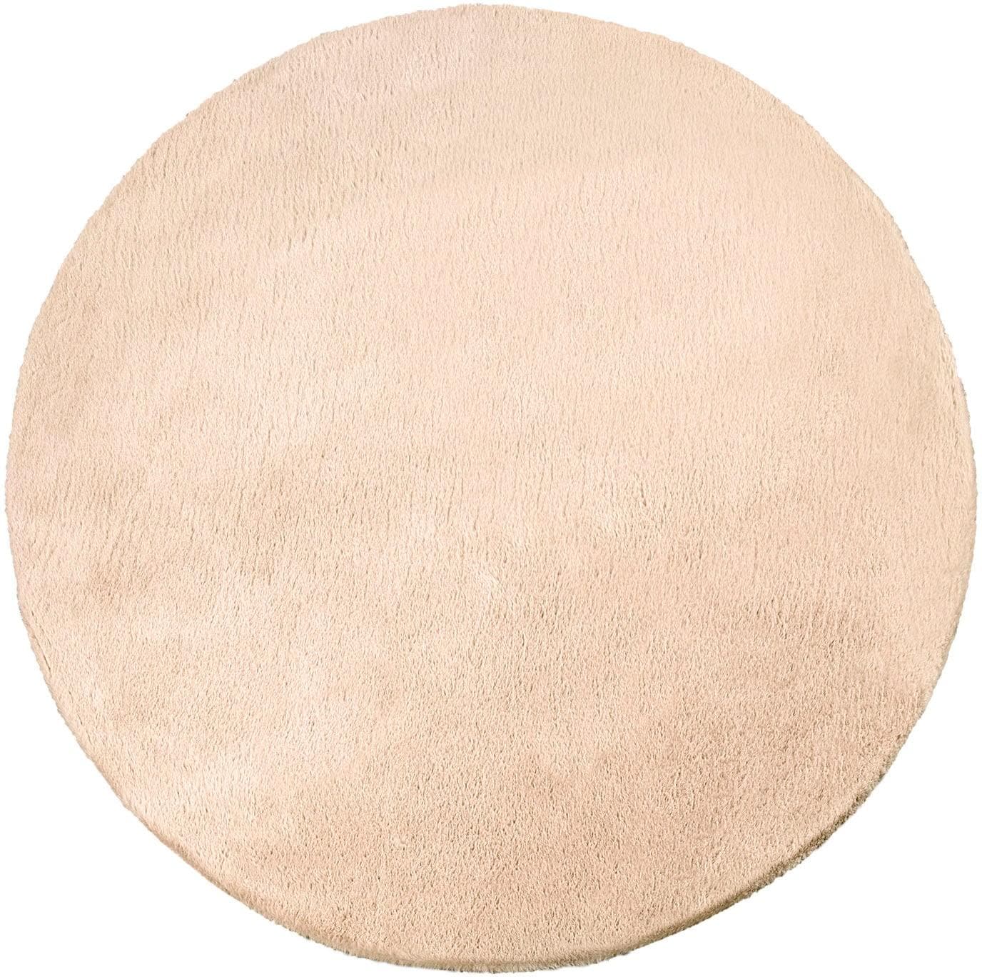 Paco Home Fellteppich Rabbit 780 Rund Beige Polyester