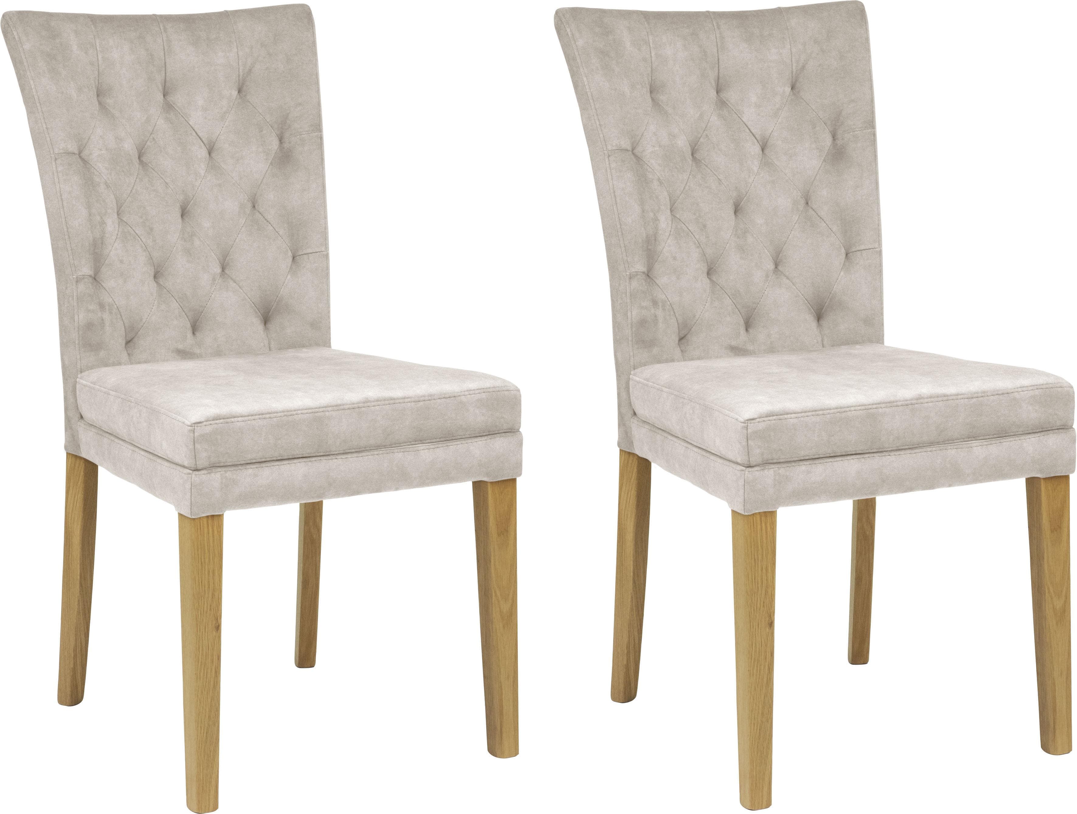 Holzstuhl Set - Eiche oder Nussbaum - 2er, 4er & 6er Sets