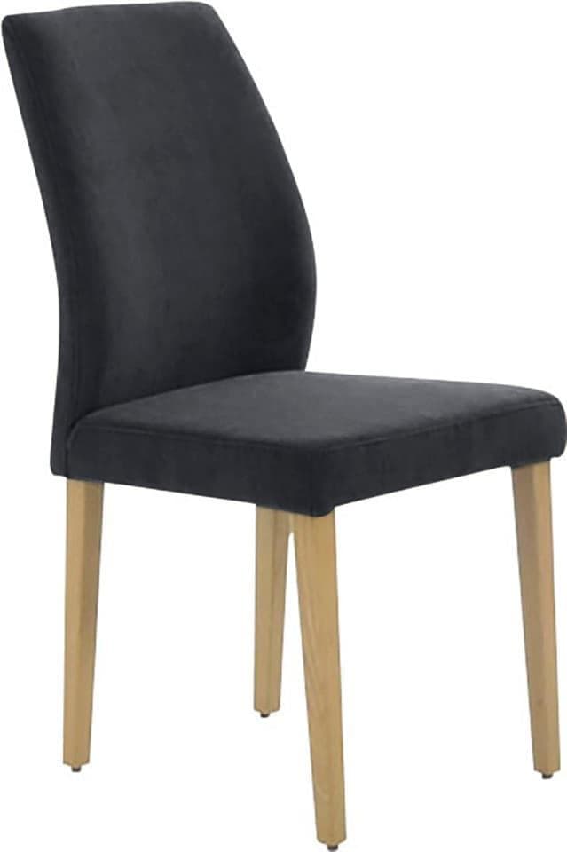 4-Fußstuhl K+W Komfort & Wohnen 6193 Anthrazit Wildeiche