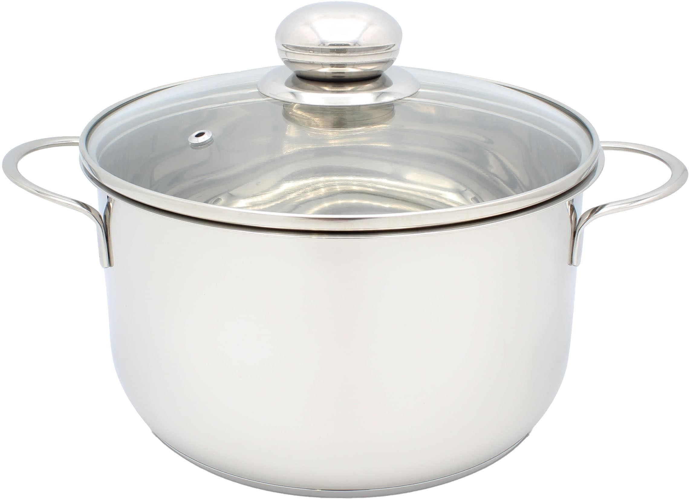 Fleischtopf KRÜGER Saturn Silber Edelstahl