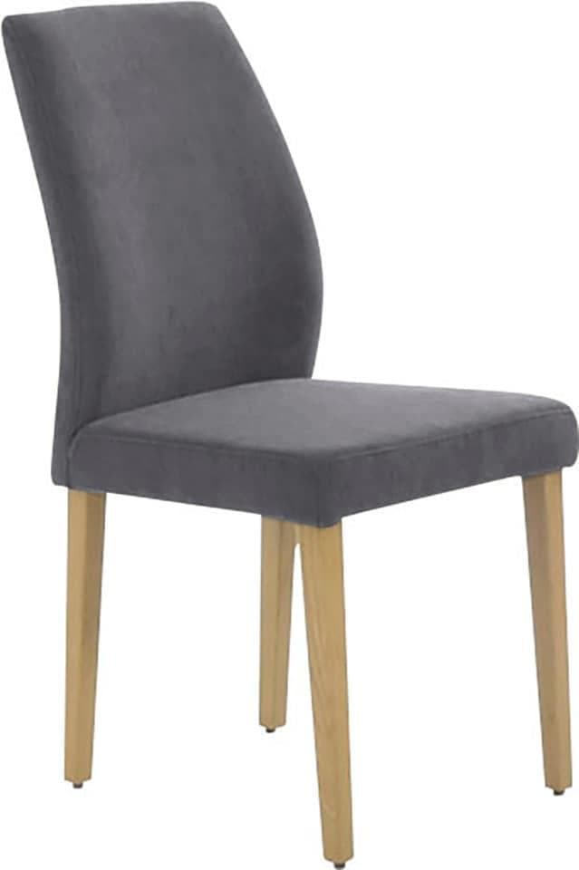 K+W Komfort & Wohnen 4-Fußstuhl 6193 Grau Wildeiche