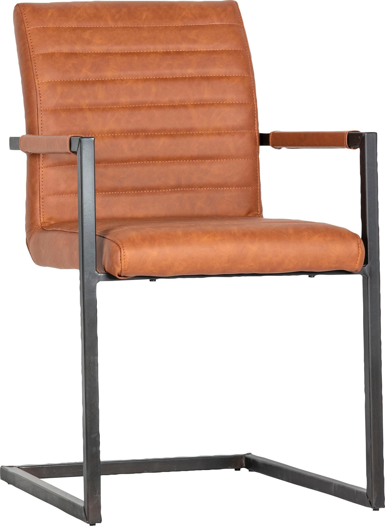 WOOOD Esszimmerstuhl Bas Cognac - Stilvoller Komfort für Ihr Zuhause