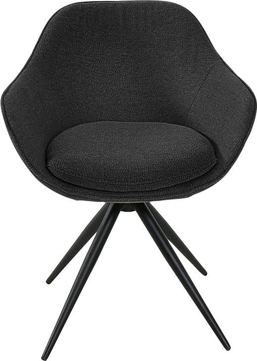 Drehstuhl K+W Komfort & Wohnen ZOOM Anthrazit 4-Fuß Metallgestell