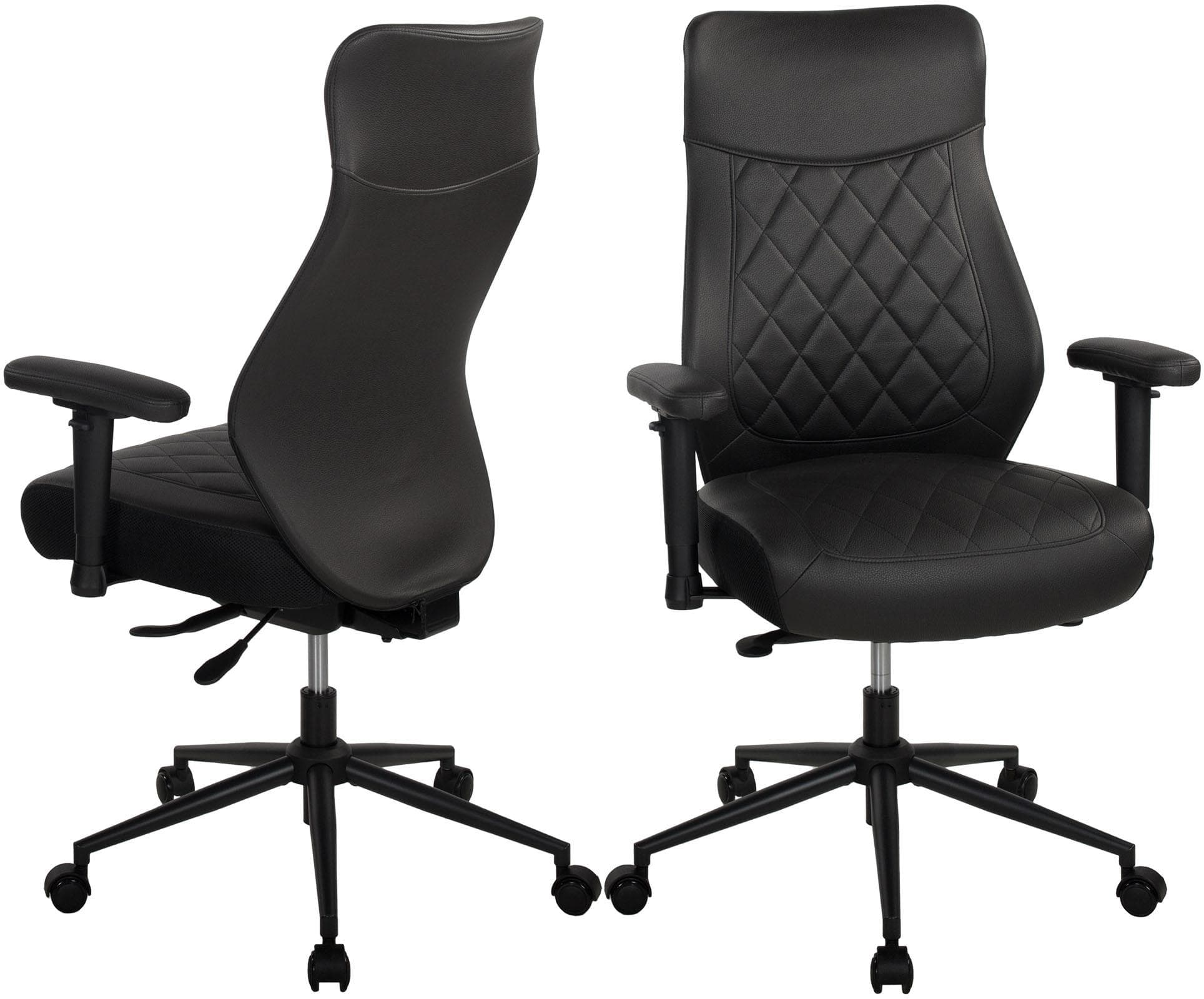 Duo Collection TURSI Schreibtischstuhl Schwarz Synchronmechanik