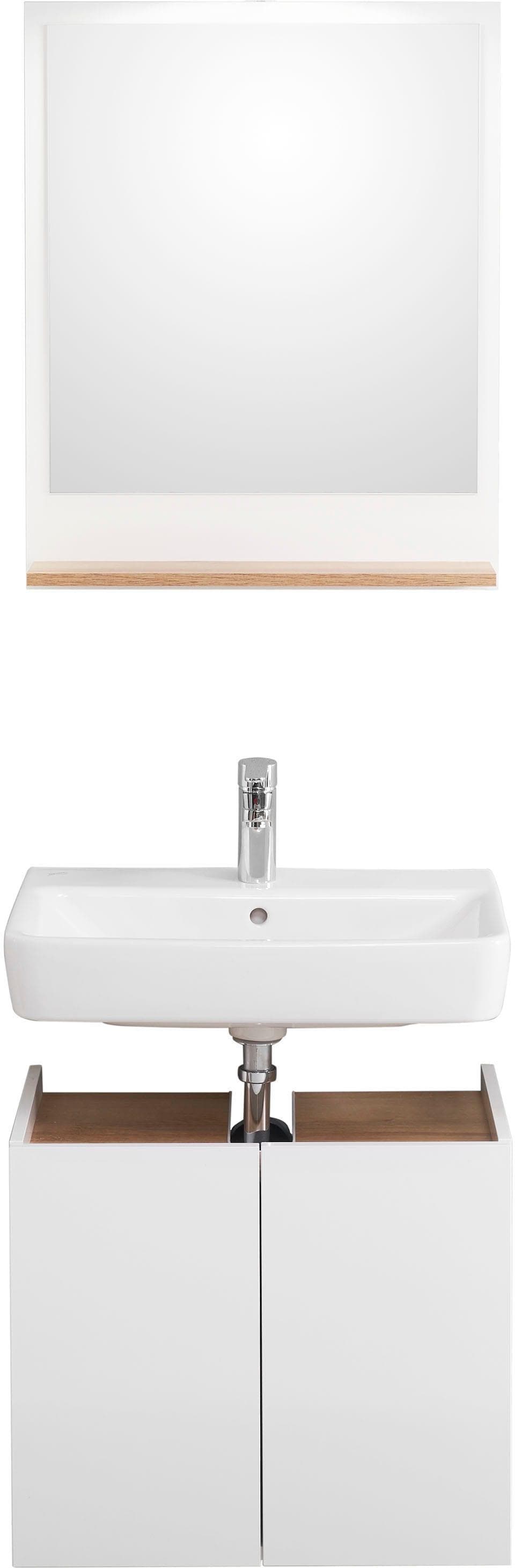 Badmöbel-Set SAPHIR Quickset 947 Weiß Glanz mit Spiegel