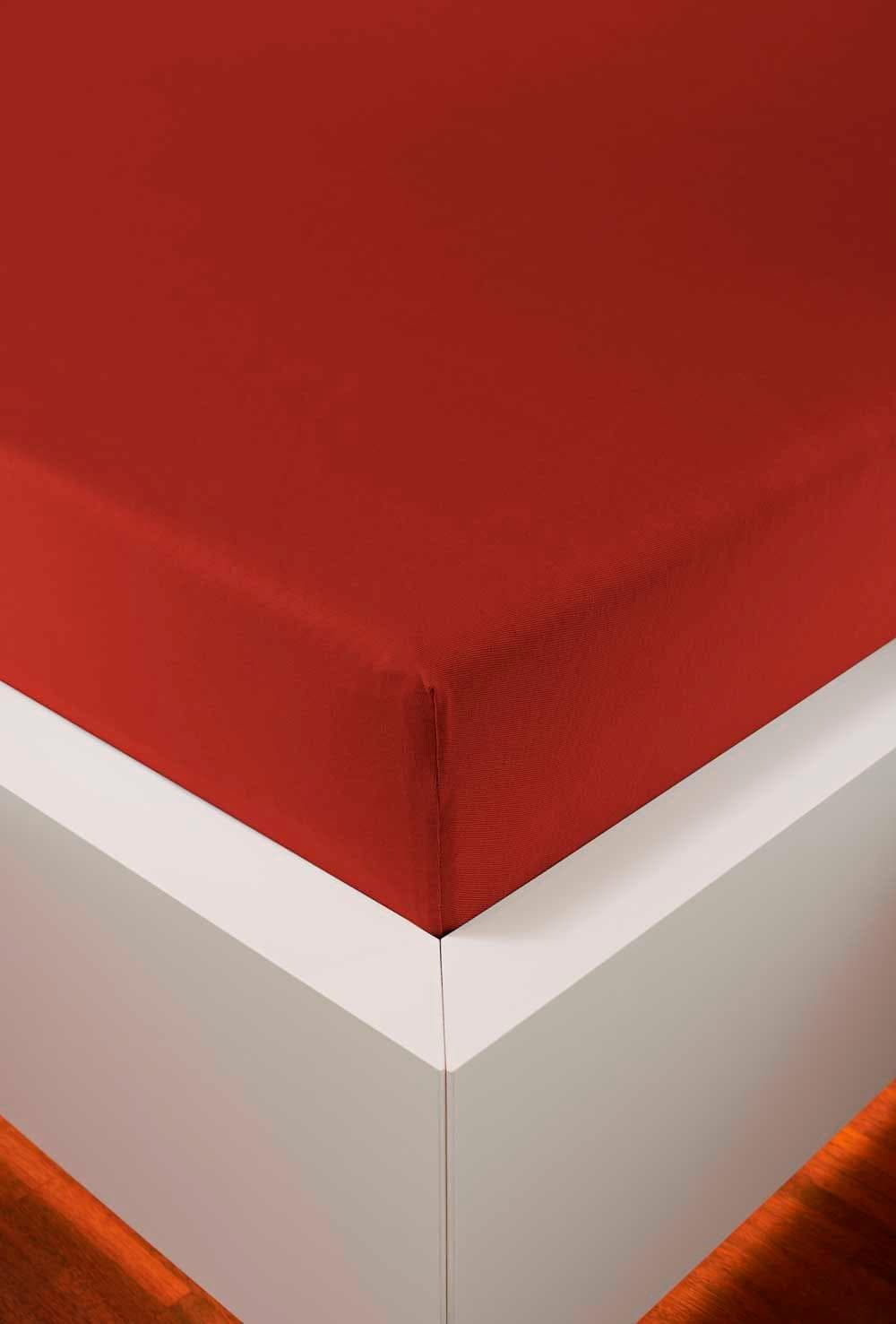 Bellana Jersey-Elasthan Spannbettlaken Aqua - Baumwolle, Gummizug