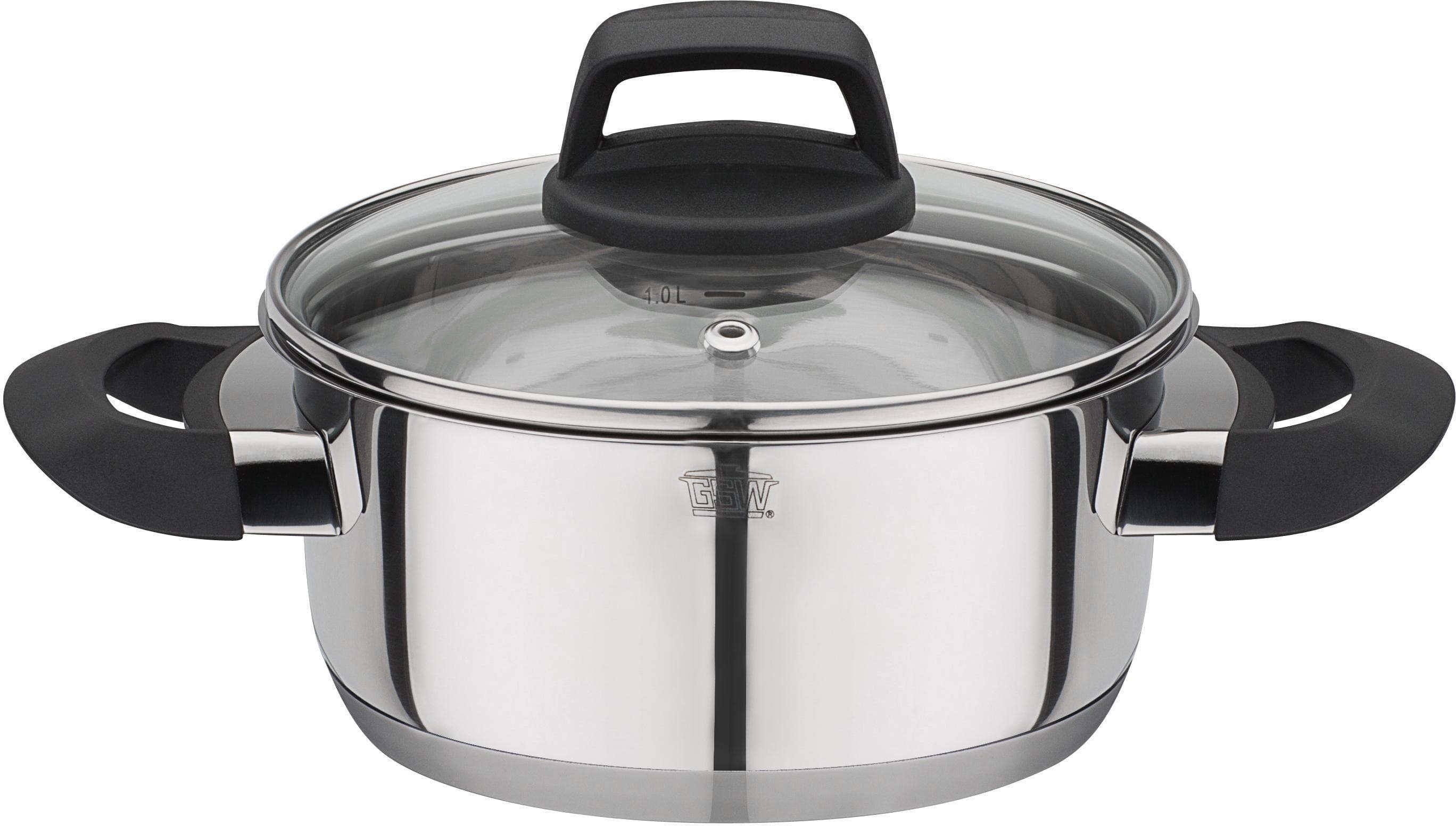 GSW Bratentopf "Como", silber, 16 cm