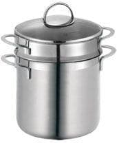 Schulte-Ufer Spaghettitopf Wave Silber Induktion 20 cm