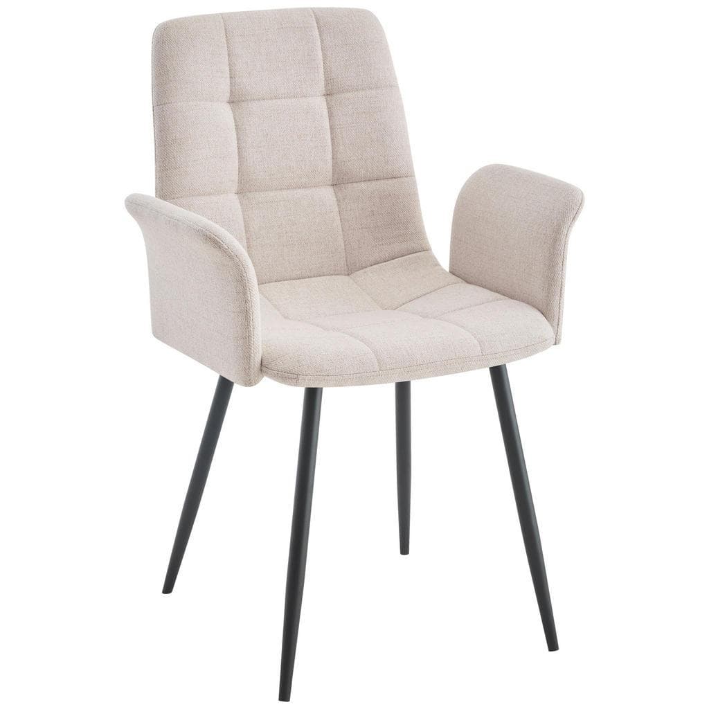 Stylife Armlehnstuhl Beige Esszimmerstuhl
