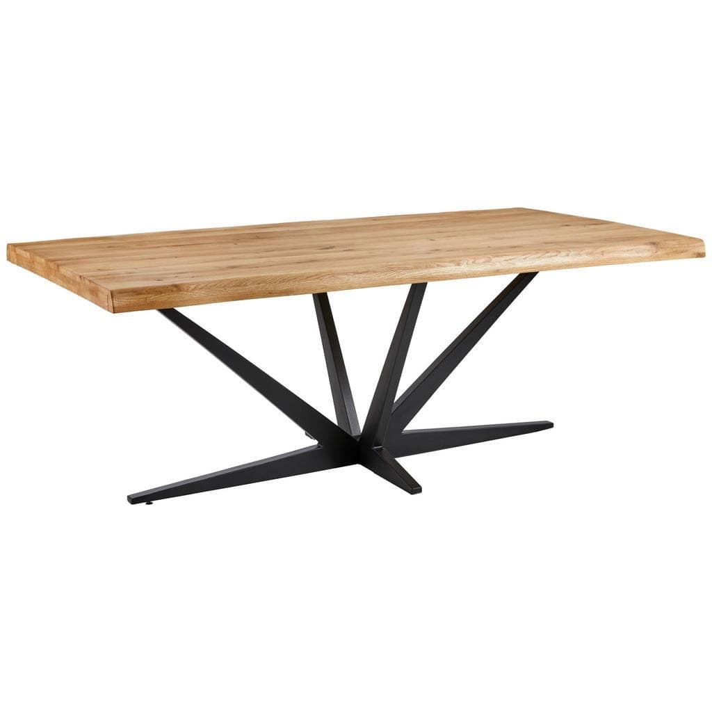 Linea Natura Esstisch Massivholz Eiche Industrial Chic