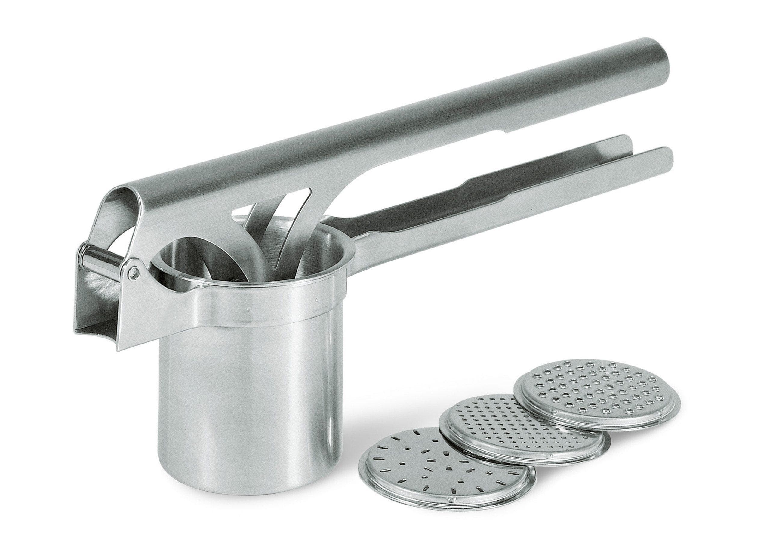 GEFU Kartoffelpresse TRI STAR Silber Edelstahl 18/10 Küchenpressen