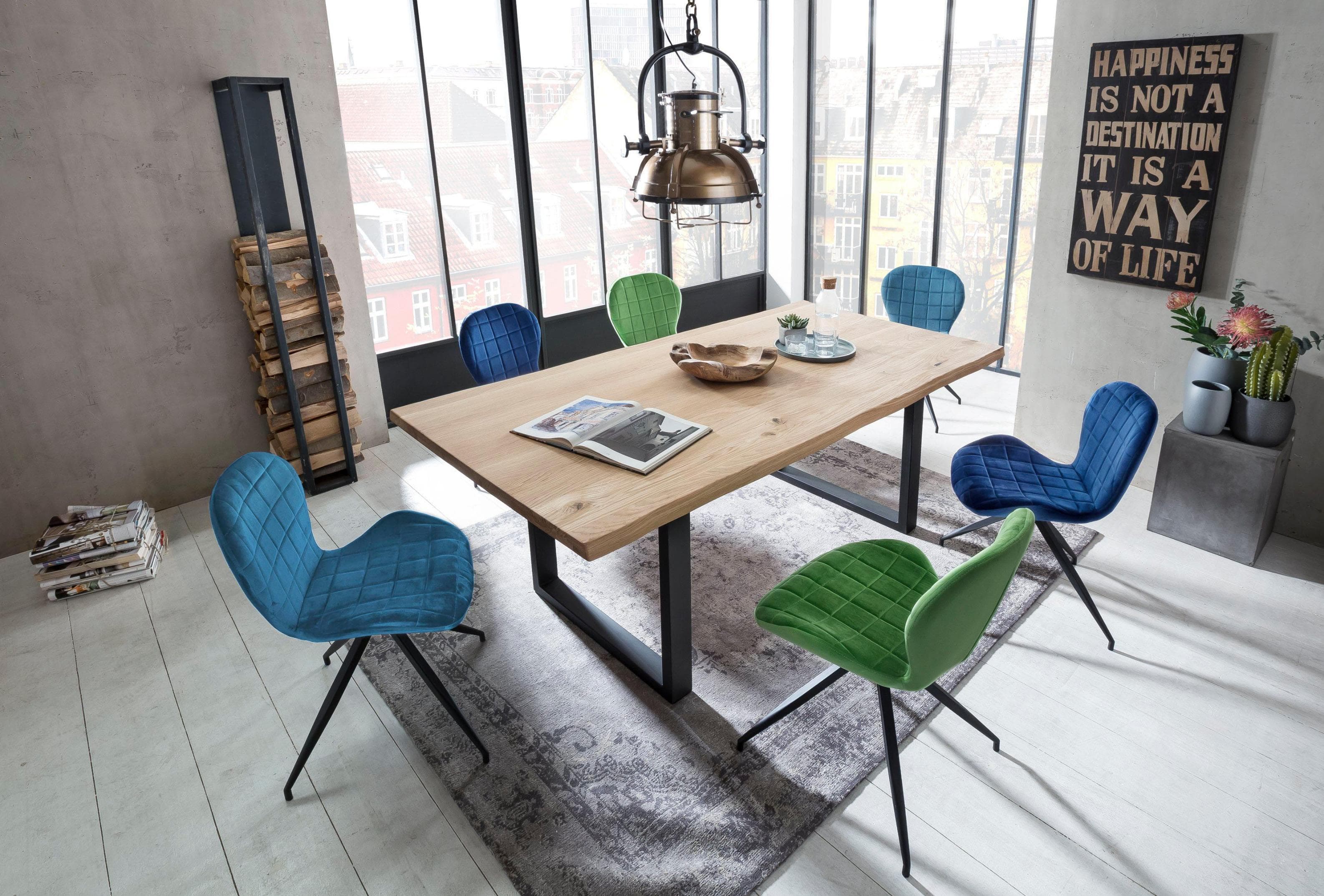 Esstisch SIT Wildeiche Vintage Baumkante