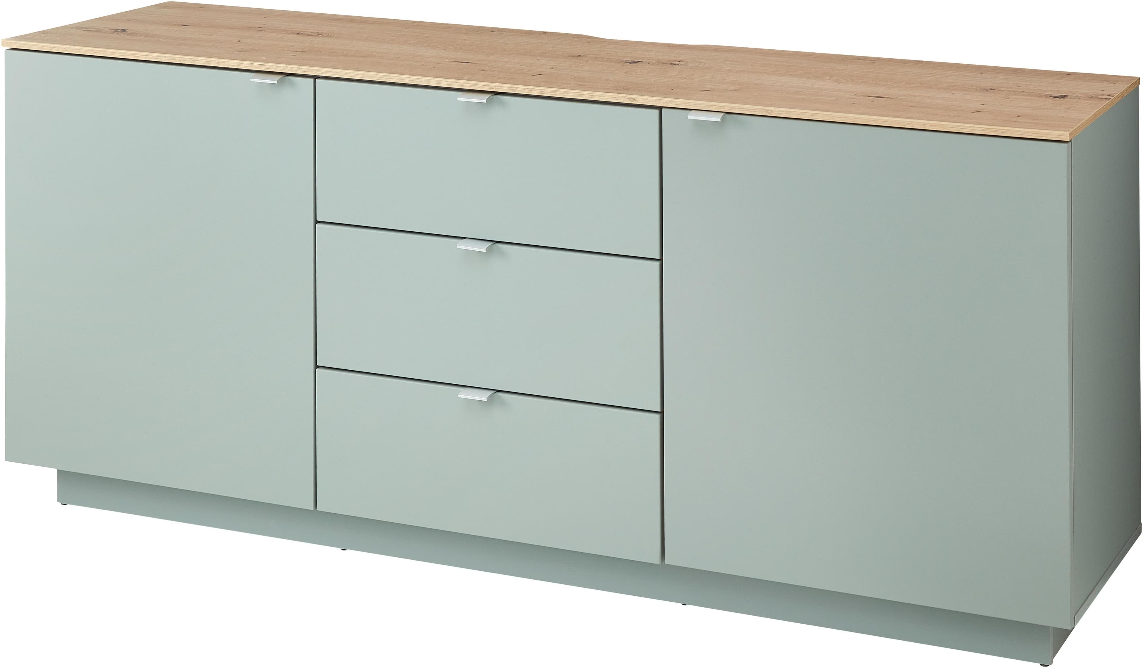 INNOSTYLE TV-Sideboard Core Schilfgrün mit 2 Türen 3 Schubladen