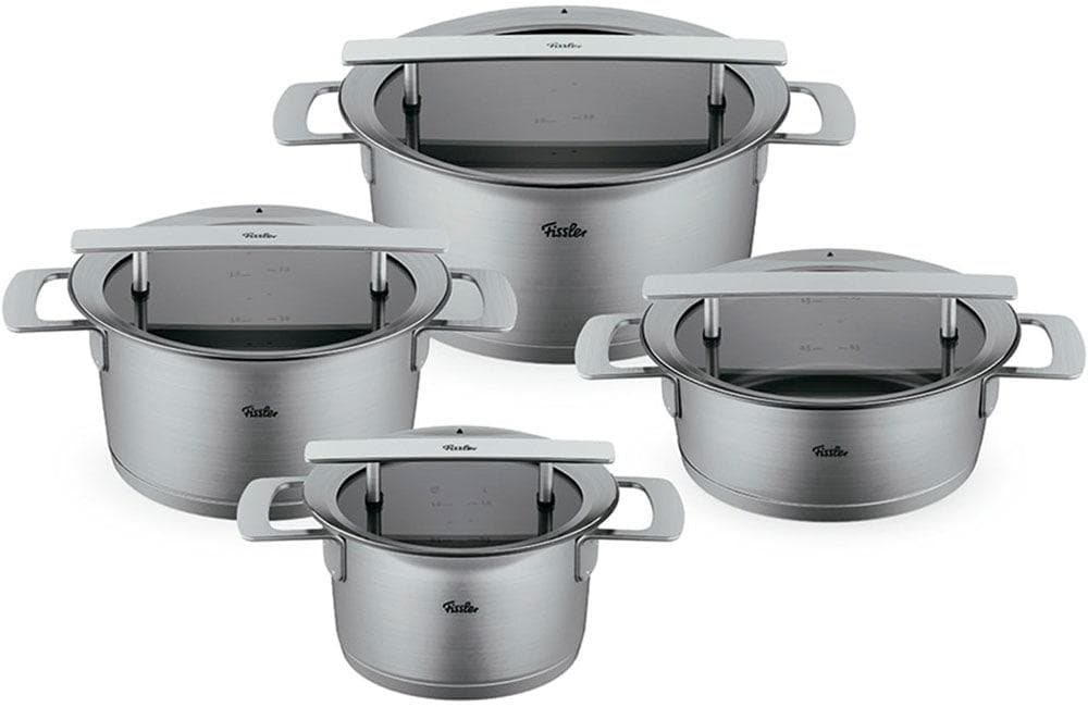 Topf-Set FISSLER "Phi Collection" Silber Edelstahl 18/10 Made in Germany