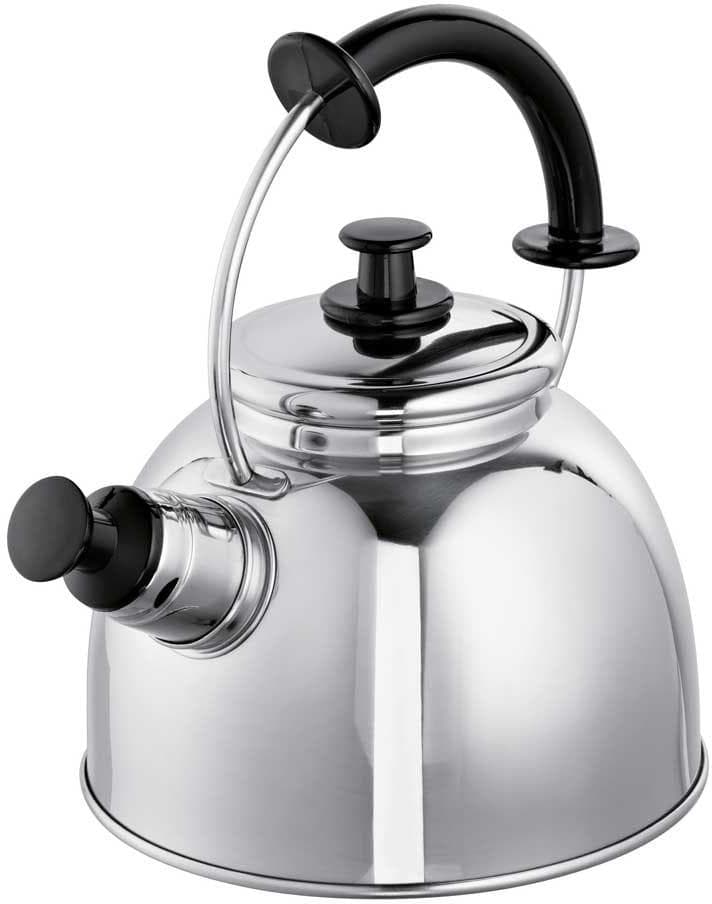 Schulte-Ufer Flöten-Wasserkessel Mortimer Silber Induktion 1,5 Liter