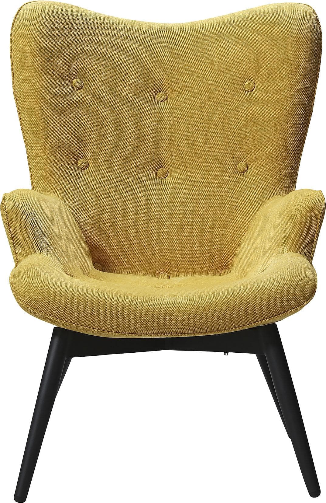 Salesfever Relaxsessel Gelb Polyester Strukturstoff