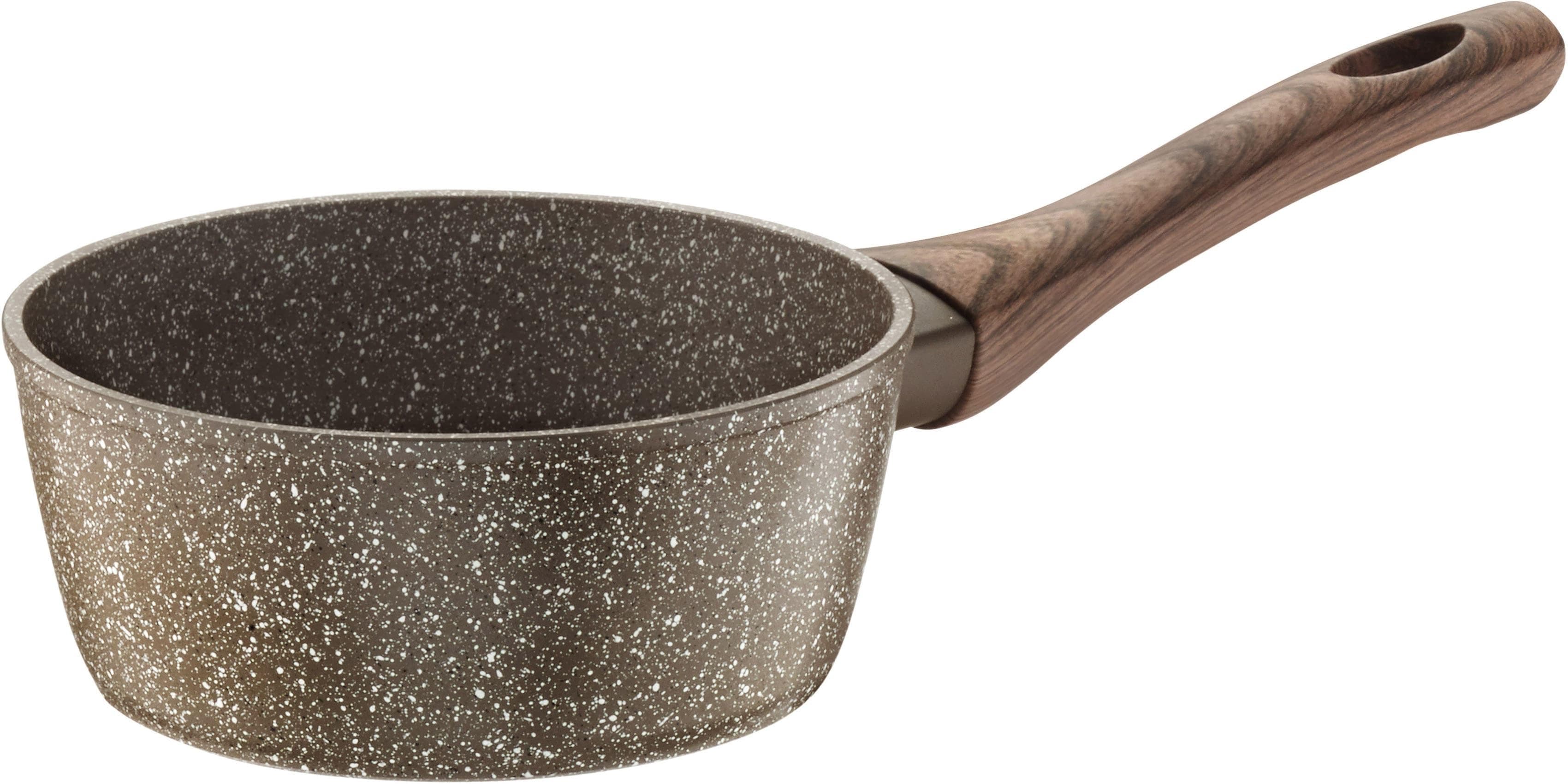Kasserolle PINTINOX Chalet Braun Stein-Optik Induktionsgeeignet