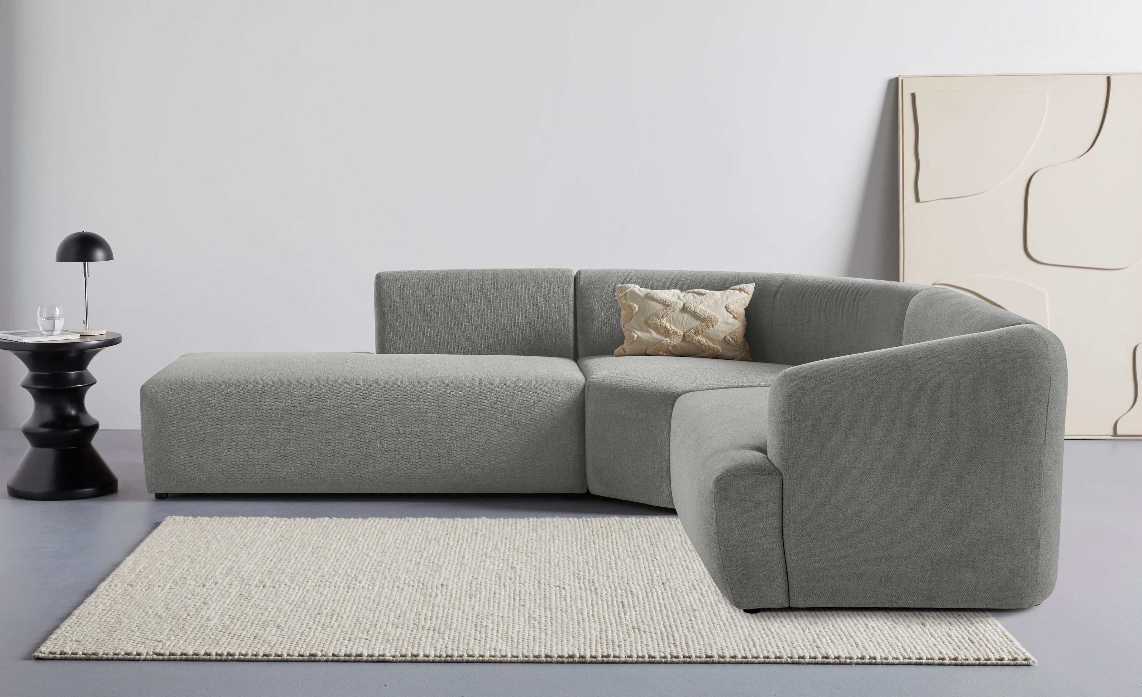 LeGer Home by Lena Gercke Ecksofa LYZA Modularsofa Anthrazit