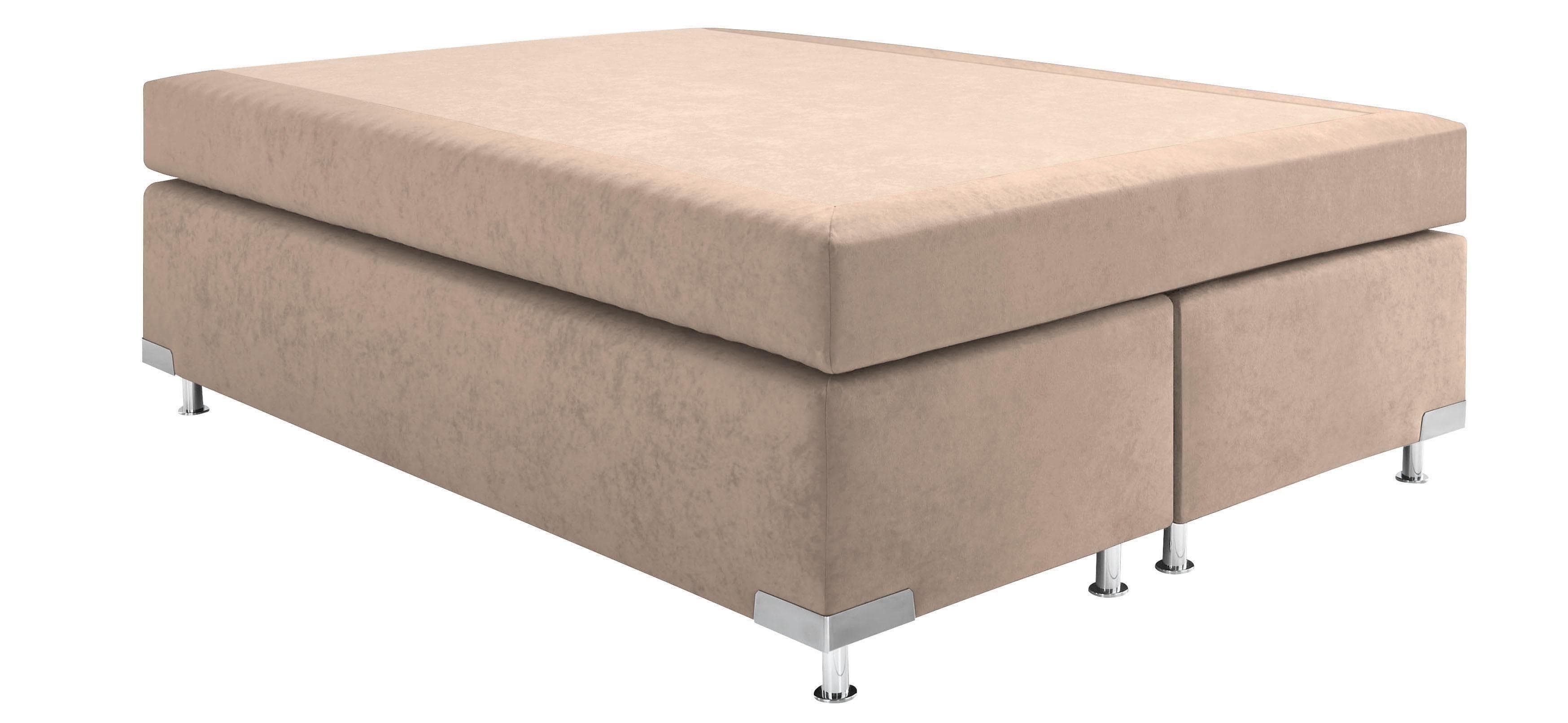 Westfalia Schlafkomfort Boxspringbett Holland Beige Microvelours