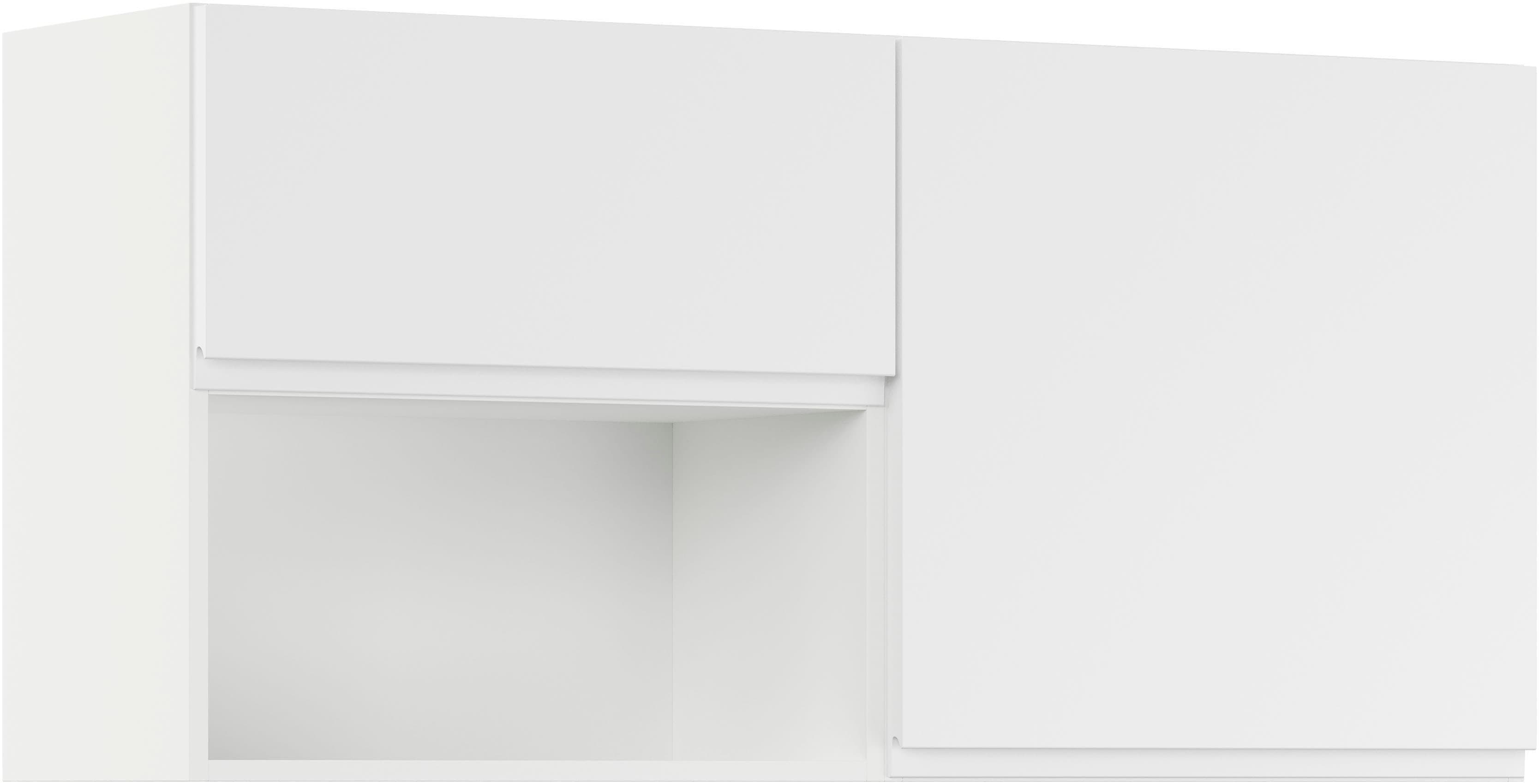 Mehrzweckschrank-Set IMPULS KÜCHEN Warschau Weiß mit Beton-Optik