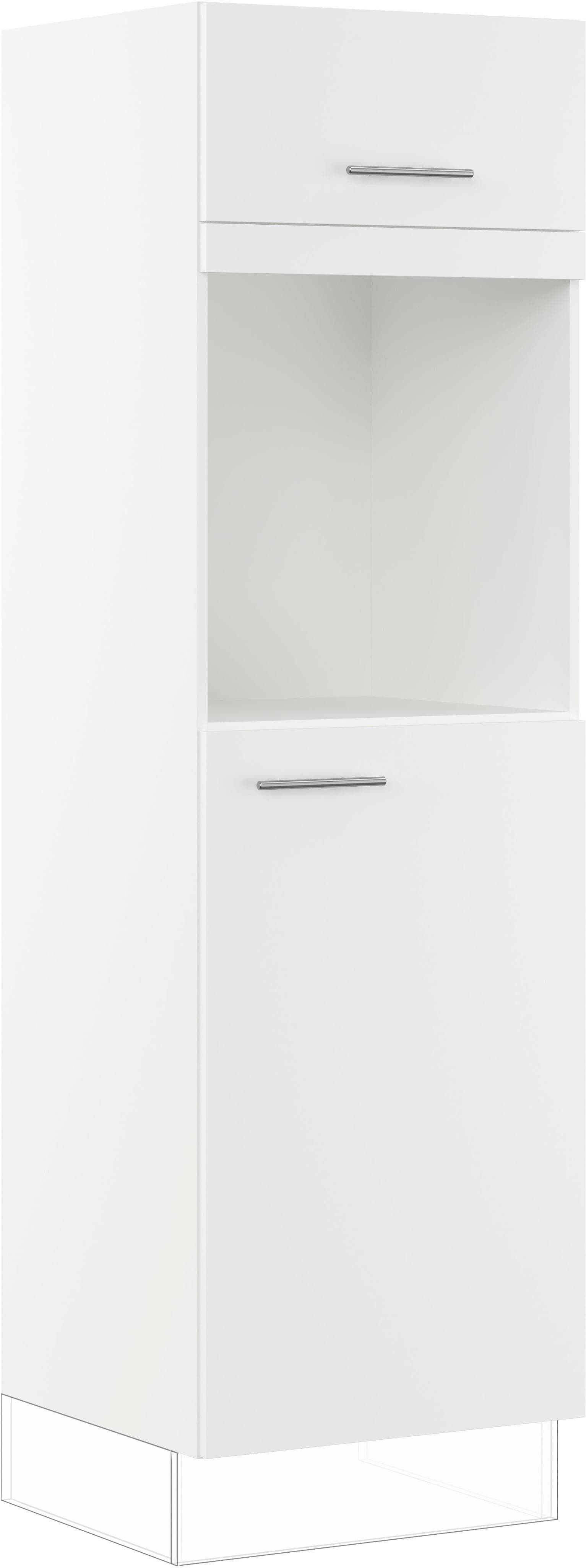 Backofen/Kühlumbauschrank IMPULS KÜCHEN Valencia Weiß