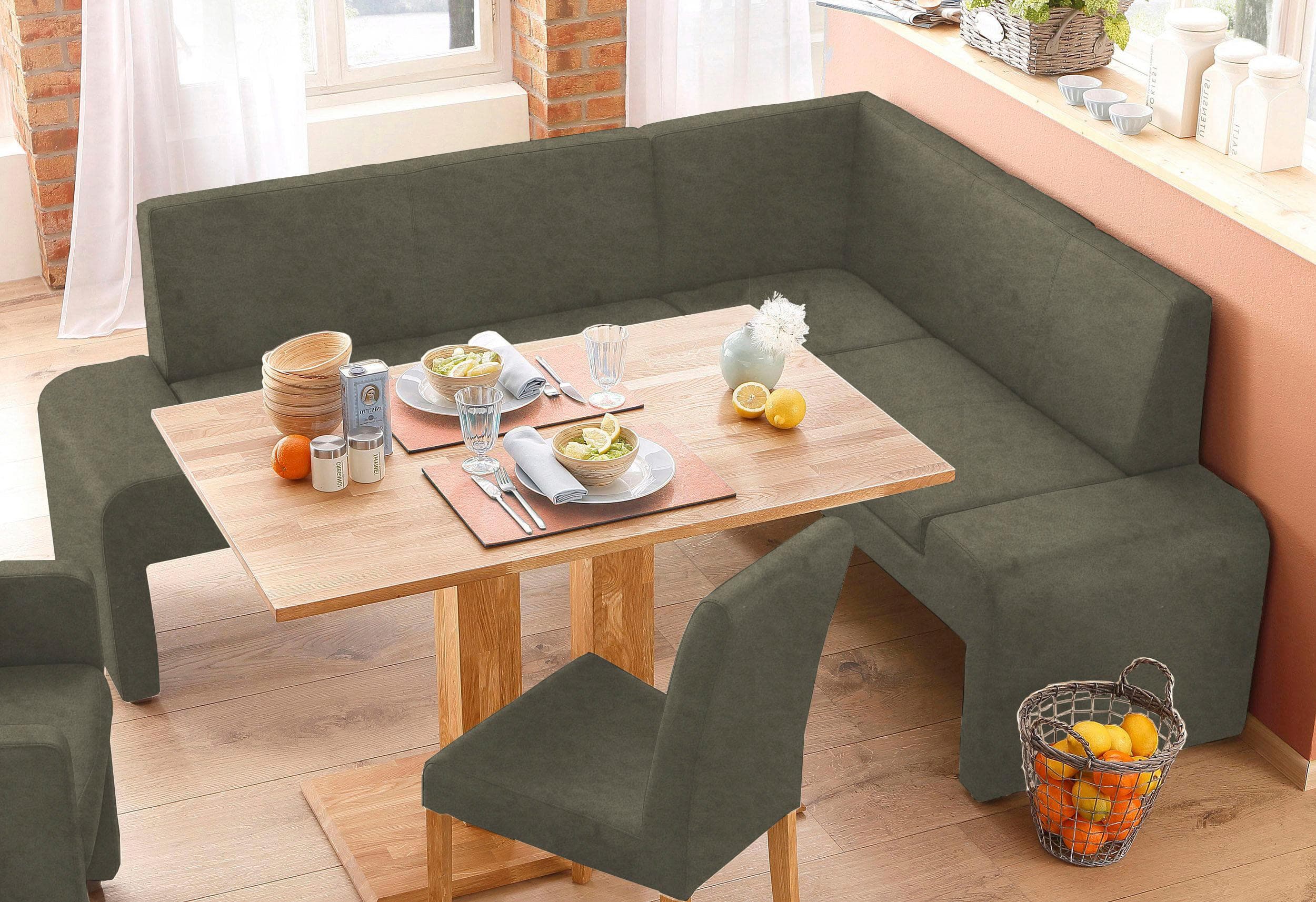 Polster Eckbank - Länger Schenkel, Diverse Stoffe