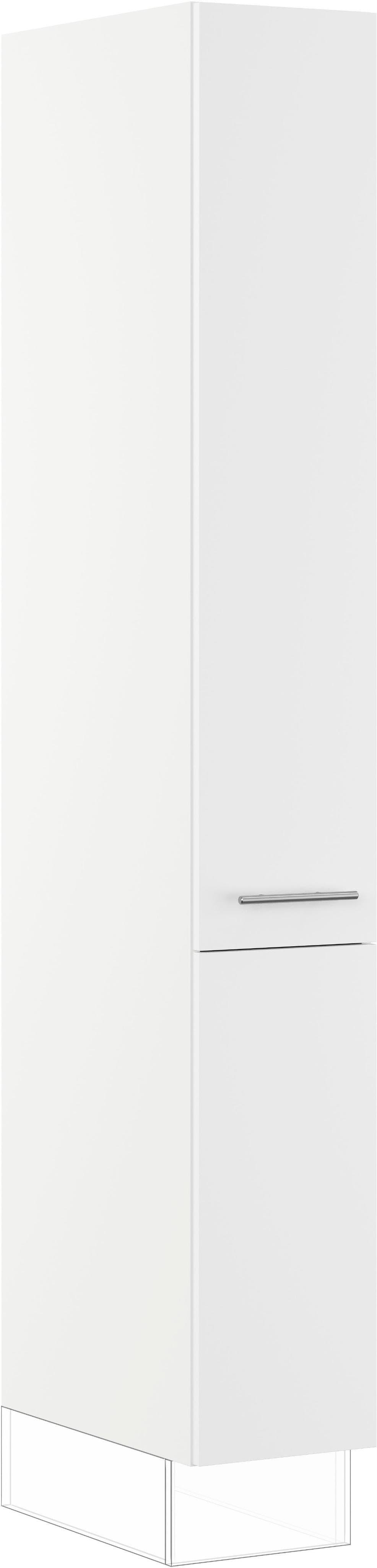 Apothekerschrank Valencia Weiß mit Bügelgriffen