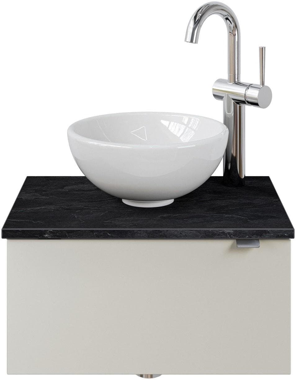 Waschtisch SAPHIR Serie 6915 mit Unterschrank und Keramikbecken