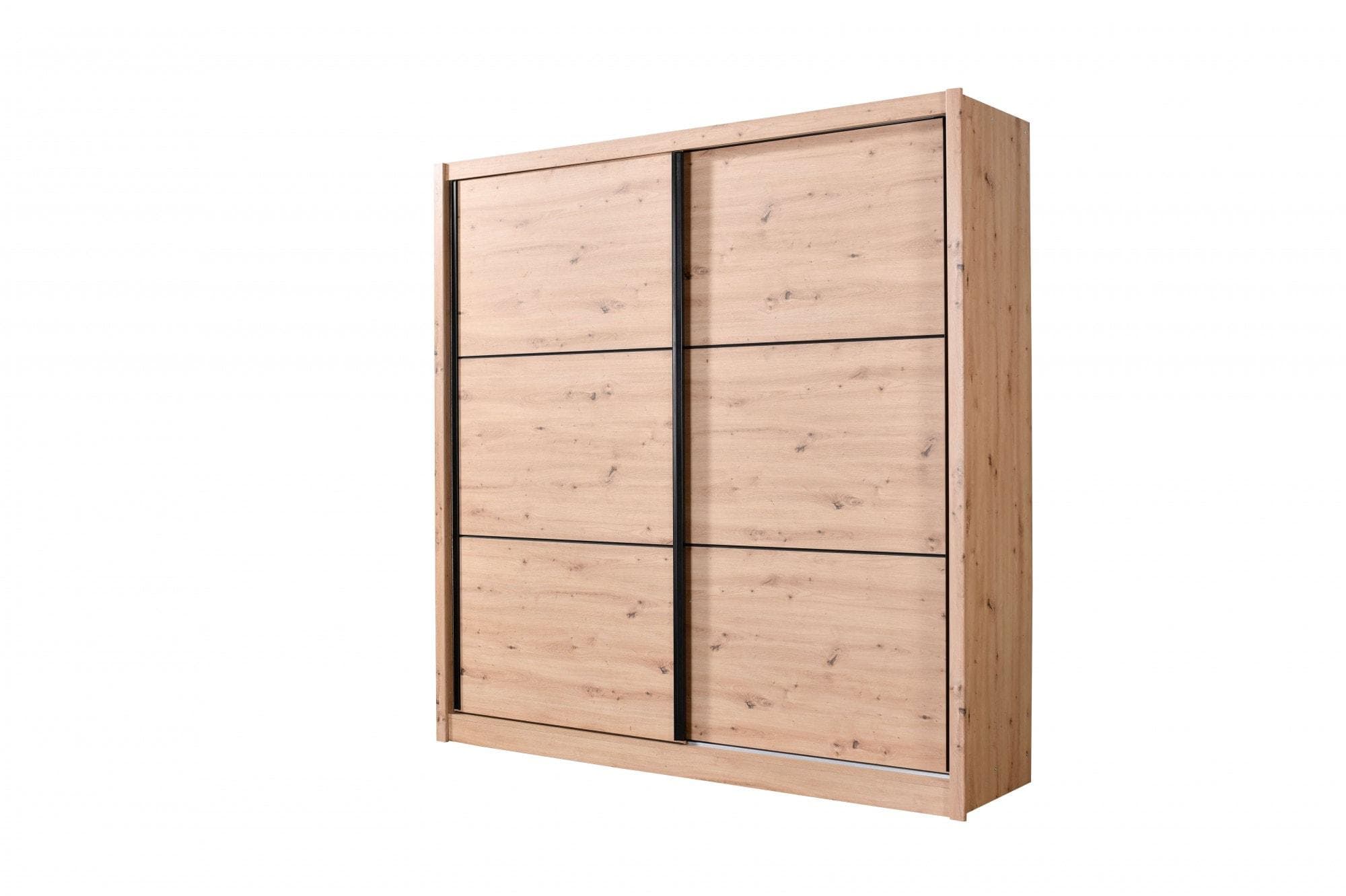 Schwebetürenschrank mit kompletter Innenausstattung - FSC-zertifiziert