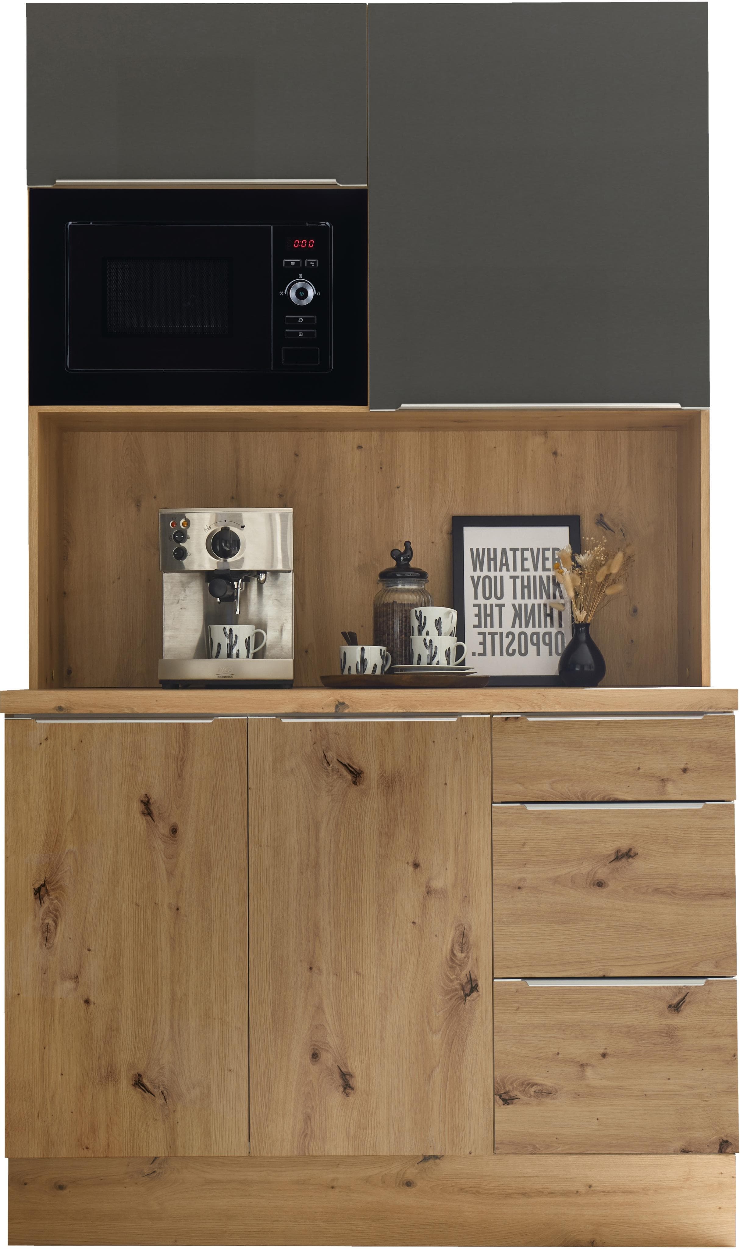 Buffet RESPEKTA Safado Grau Matt Artisan Eiche Soft-Close