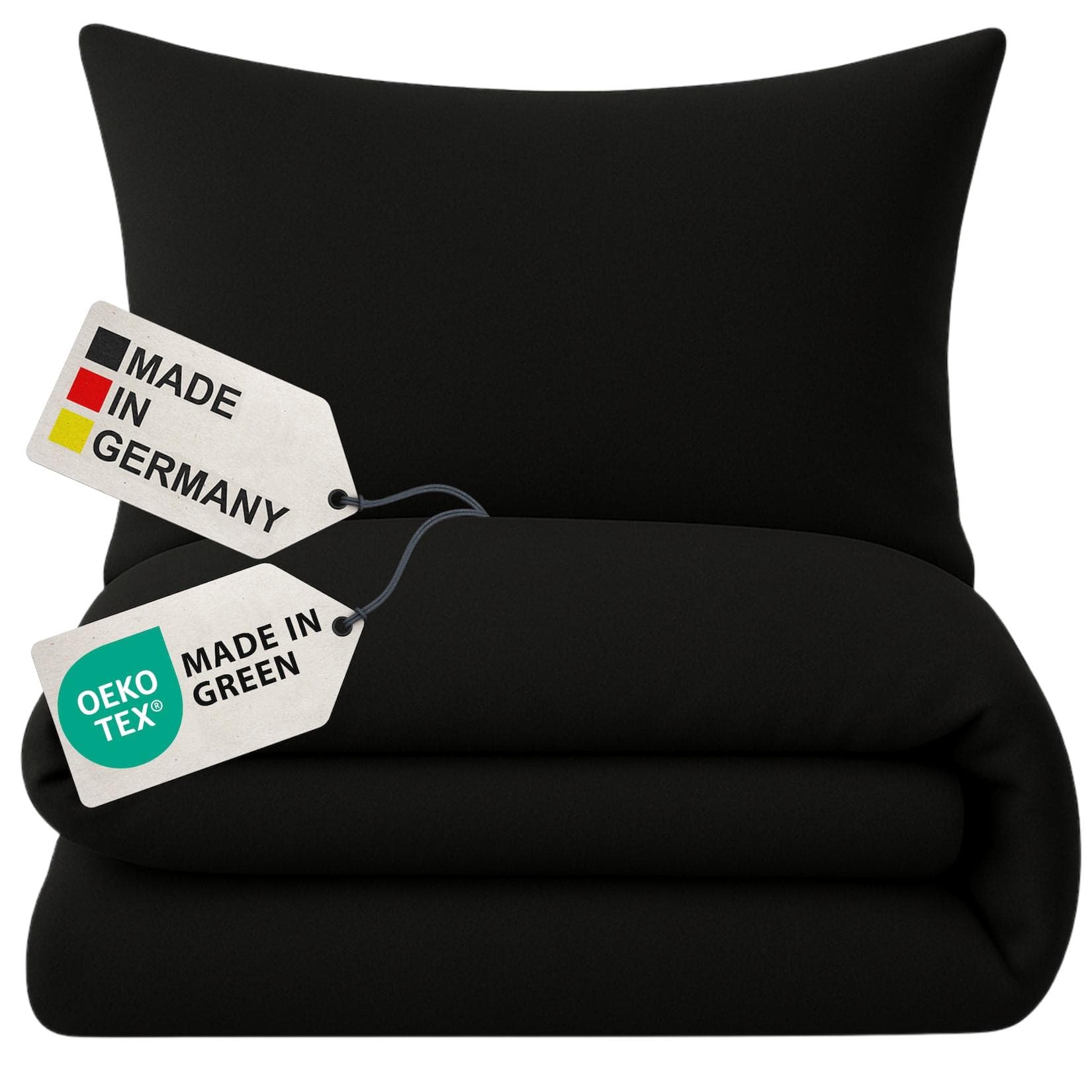NYVI Biber Winter Bettwäsche Deluxe mit Reißverschluss - Flauschige Bettgarnitur, 100% Baumwolle, 145g/m², Einlaufschutz