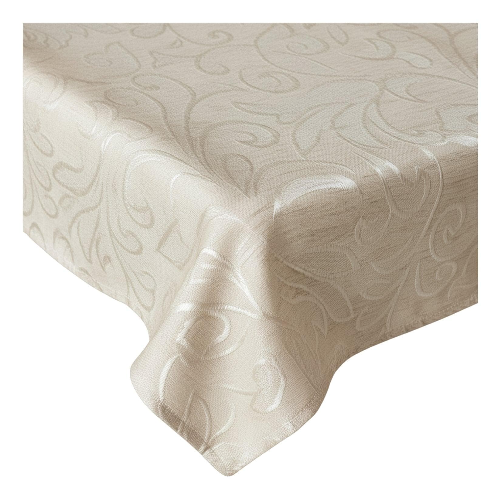 NYVI Tischdecke Elegance Leinenoptik Ecru 10% Leinenanteil