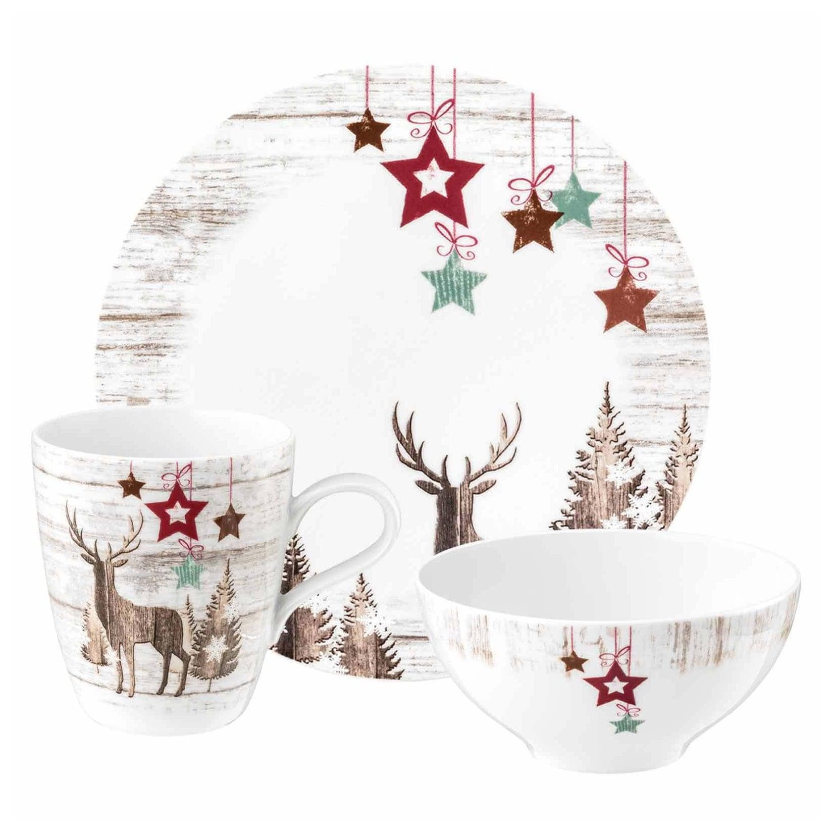 Seltmann Weiden Frühstücks-Set Life Christmas 18-teilig