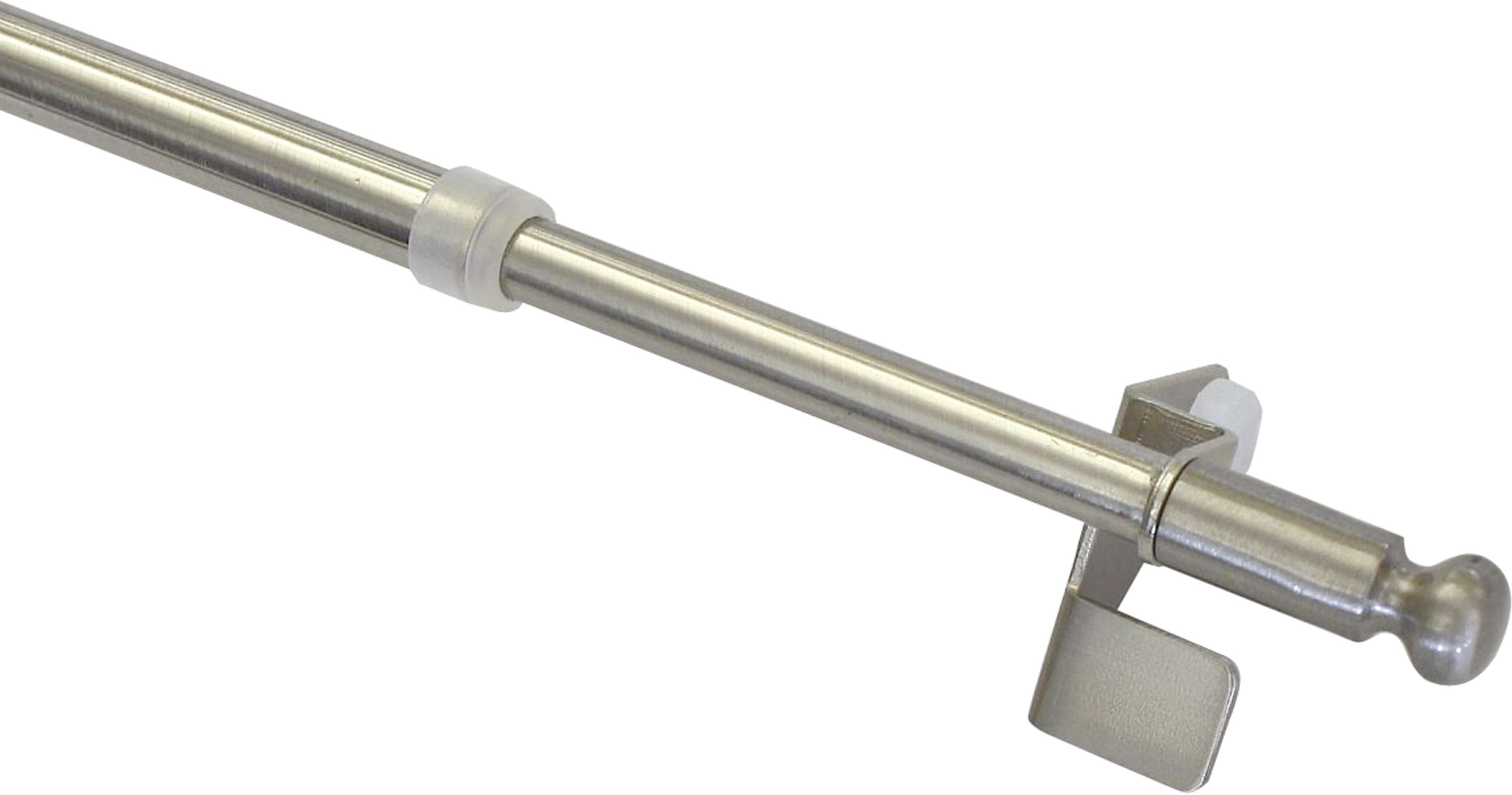 GARDINIA Klemmstange Filigrano Kugel silber 80-110 cm