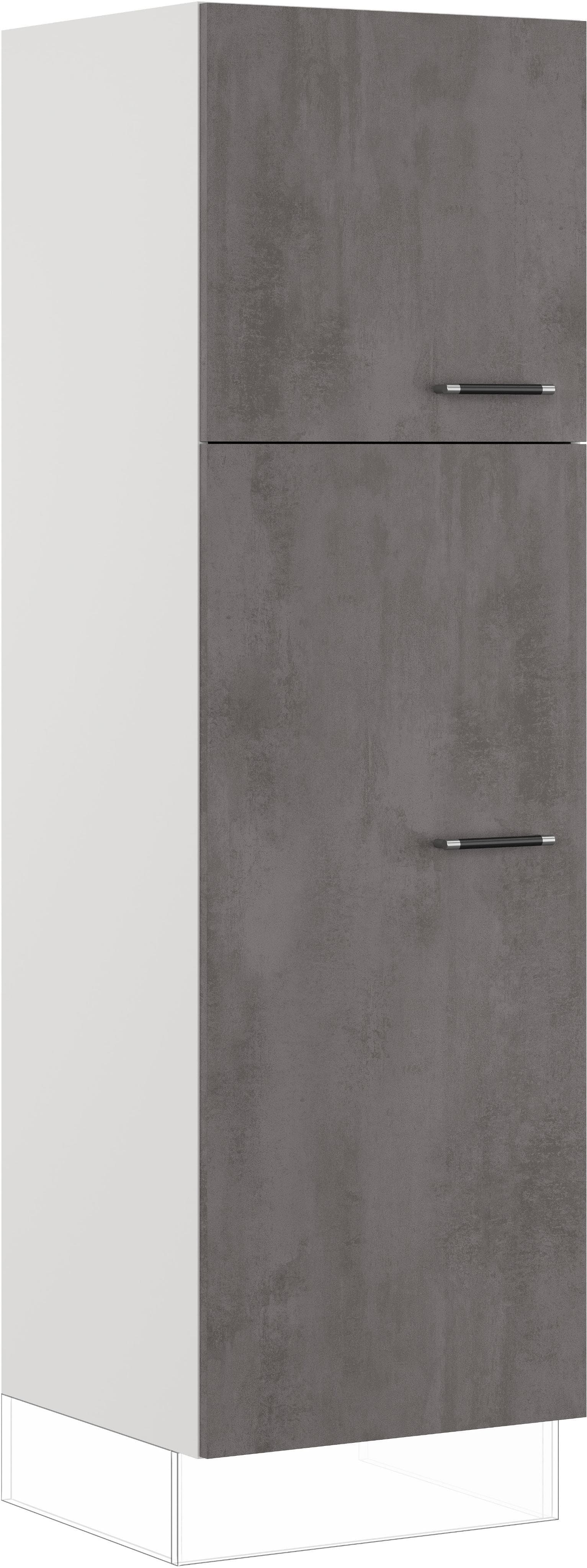 Schuhschrank IMPULS KÜCHEN Prag Beton-Optik Schiefer Dunkelgrau