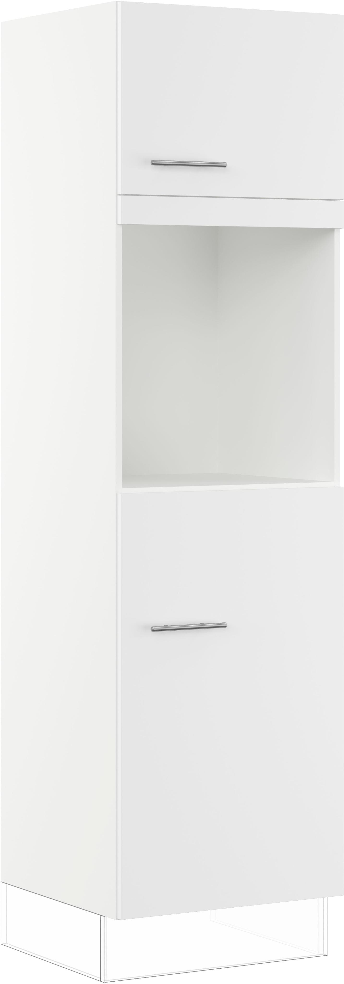 Backofen/Kühlumbauschrank IMPULS KÜCHEN Valencia Weiß