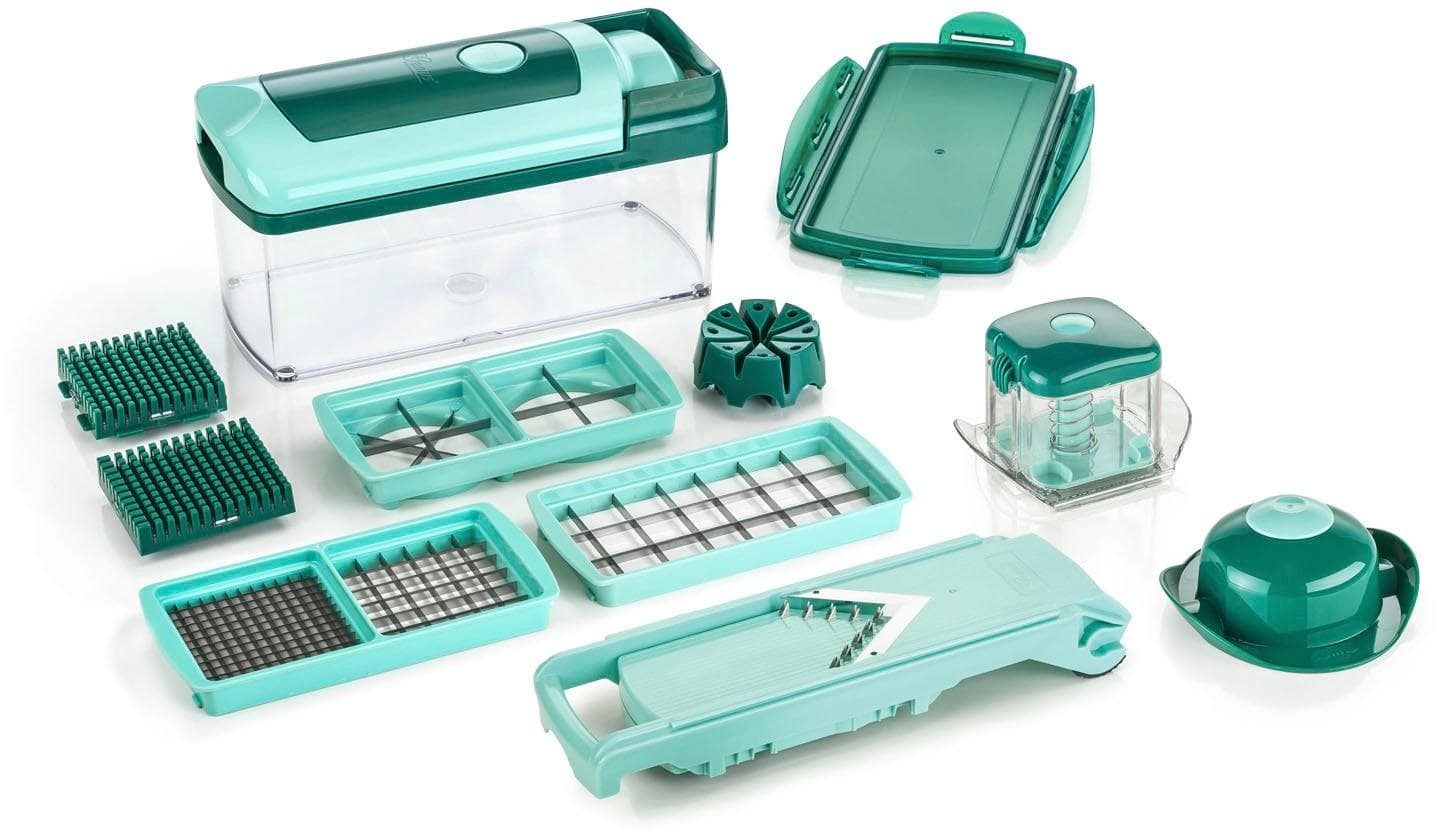 Genius Nicer Dicer Fusion Set 13-tlg. Grün