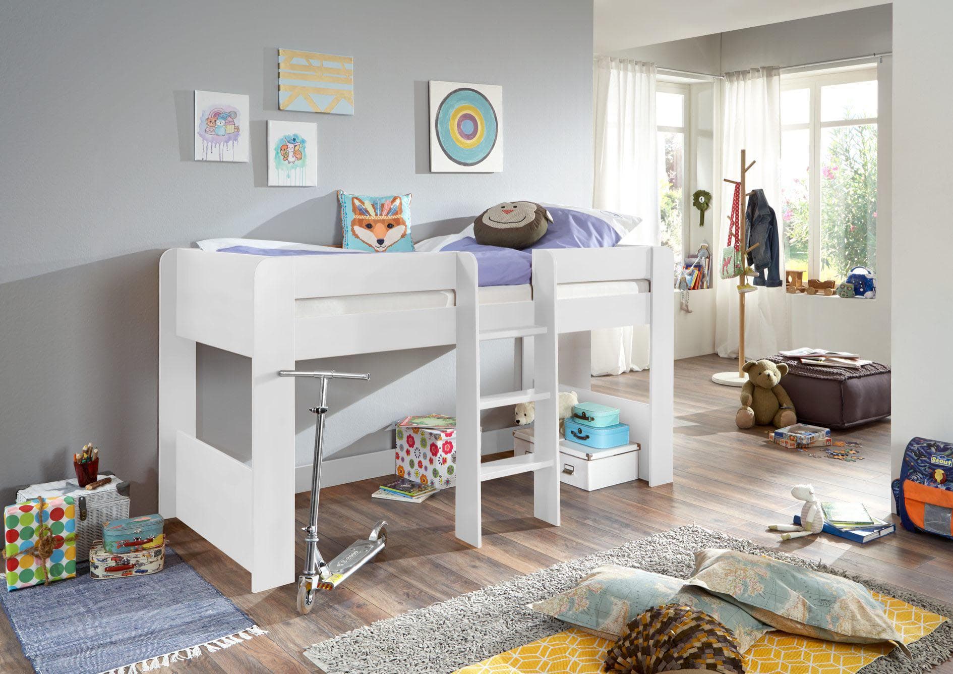 RELITA Hochbett Andi Weiß