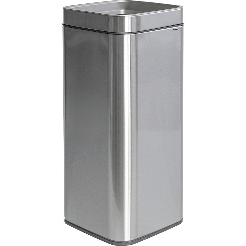 MAUL Papierkorb Edelstahl Anti-Fingerprint 30l