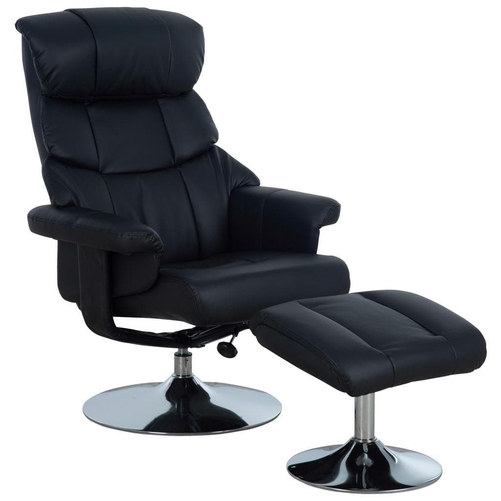 P & B Relaxsesselset Schwarz Relaxsessel