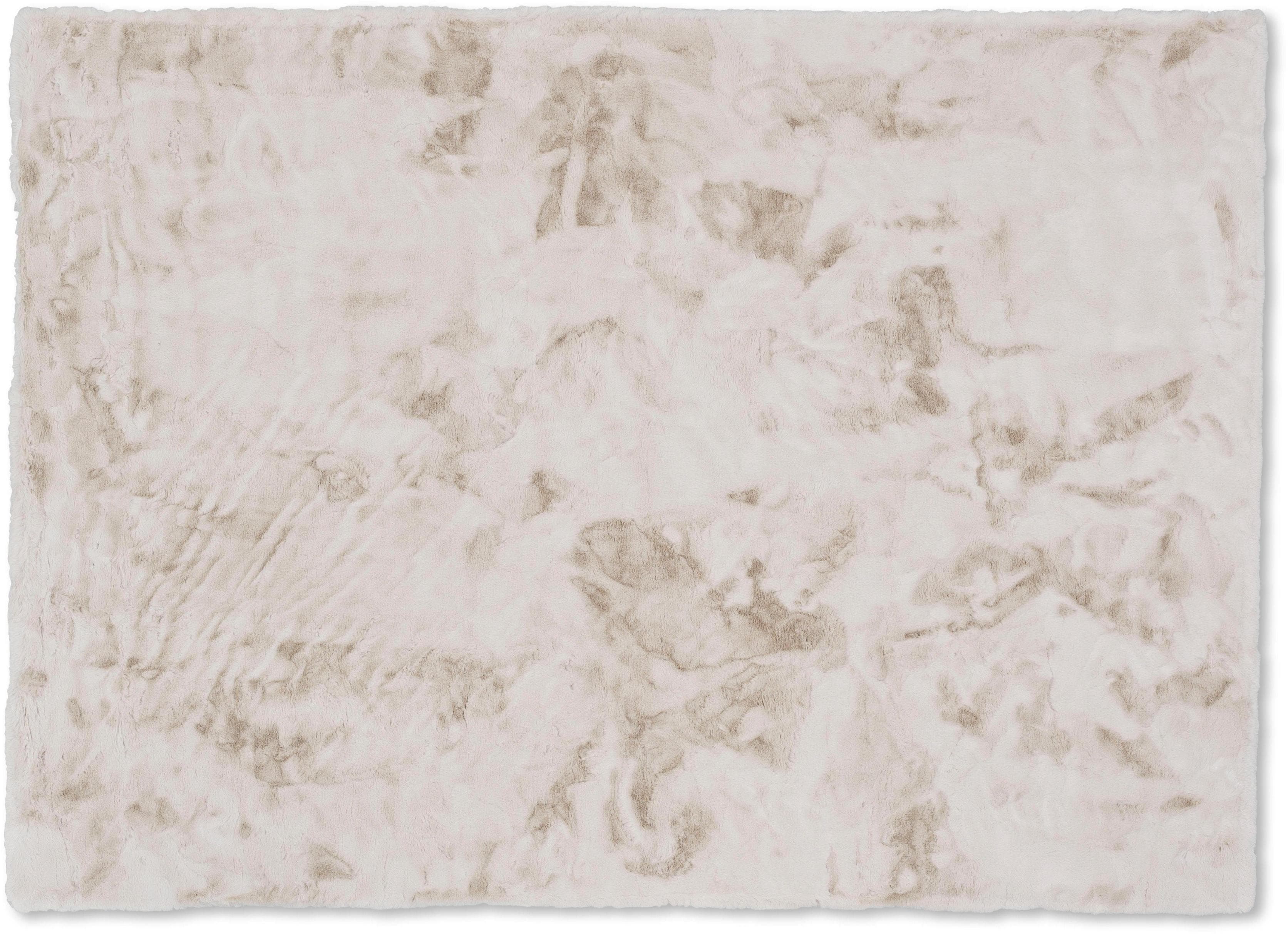 Golze Teppich Creme Uni - Fußbodenheizungsgeeignet & Schmutzabweisend