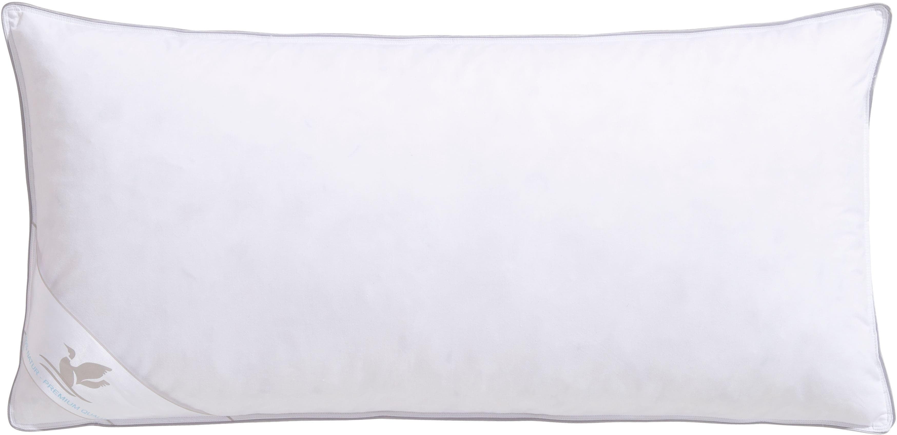 Otto Keller Federkopfkissen STARLIGHT: Waschbares Daunen-Kopfkissen für optimalen Schlaf