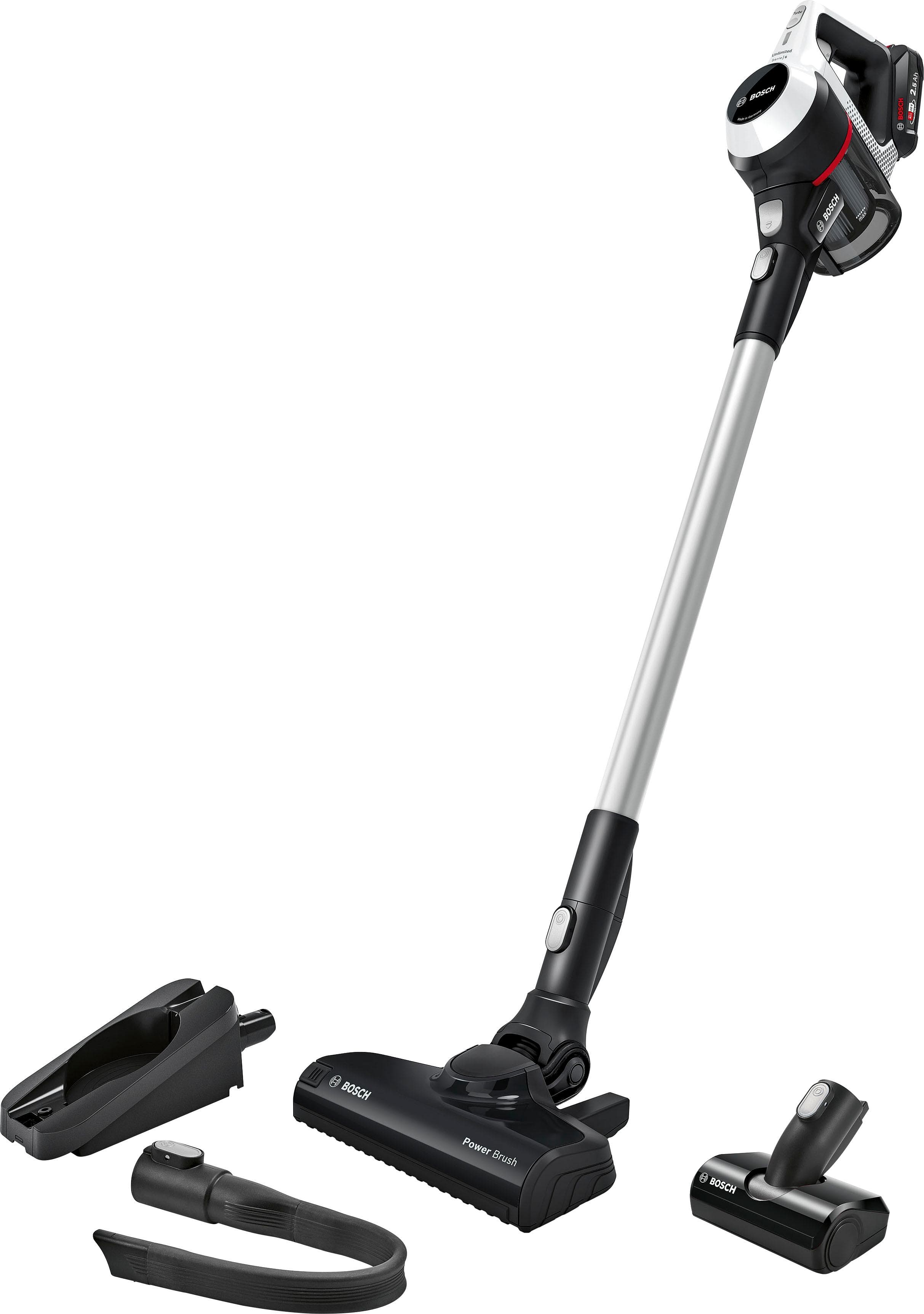 Bosch Akku-Stielstaubsauger Unlimited 6 BKS611MTB Weiß