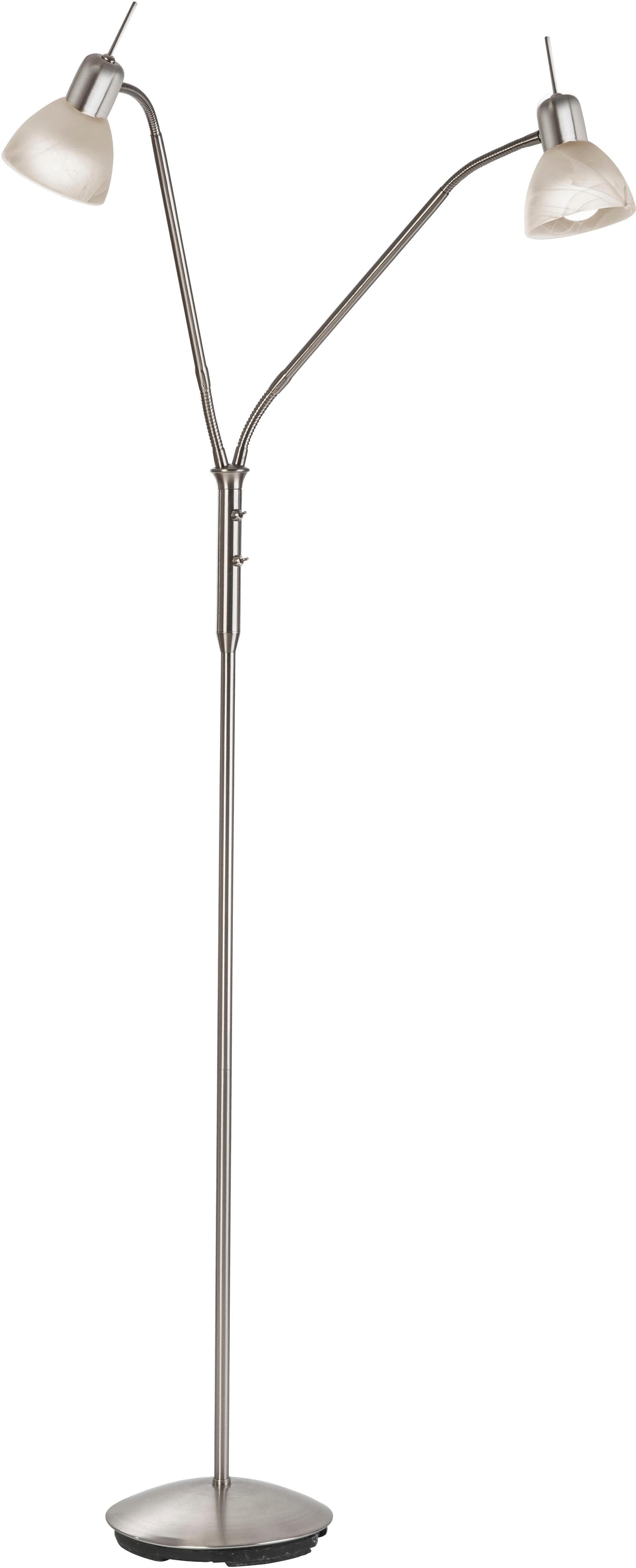 NOWA LED Stehlampe DAYTONA Nickel Matt 4 Stk. Metall