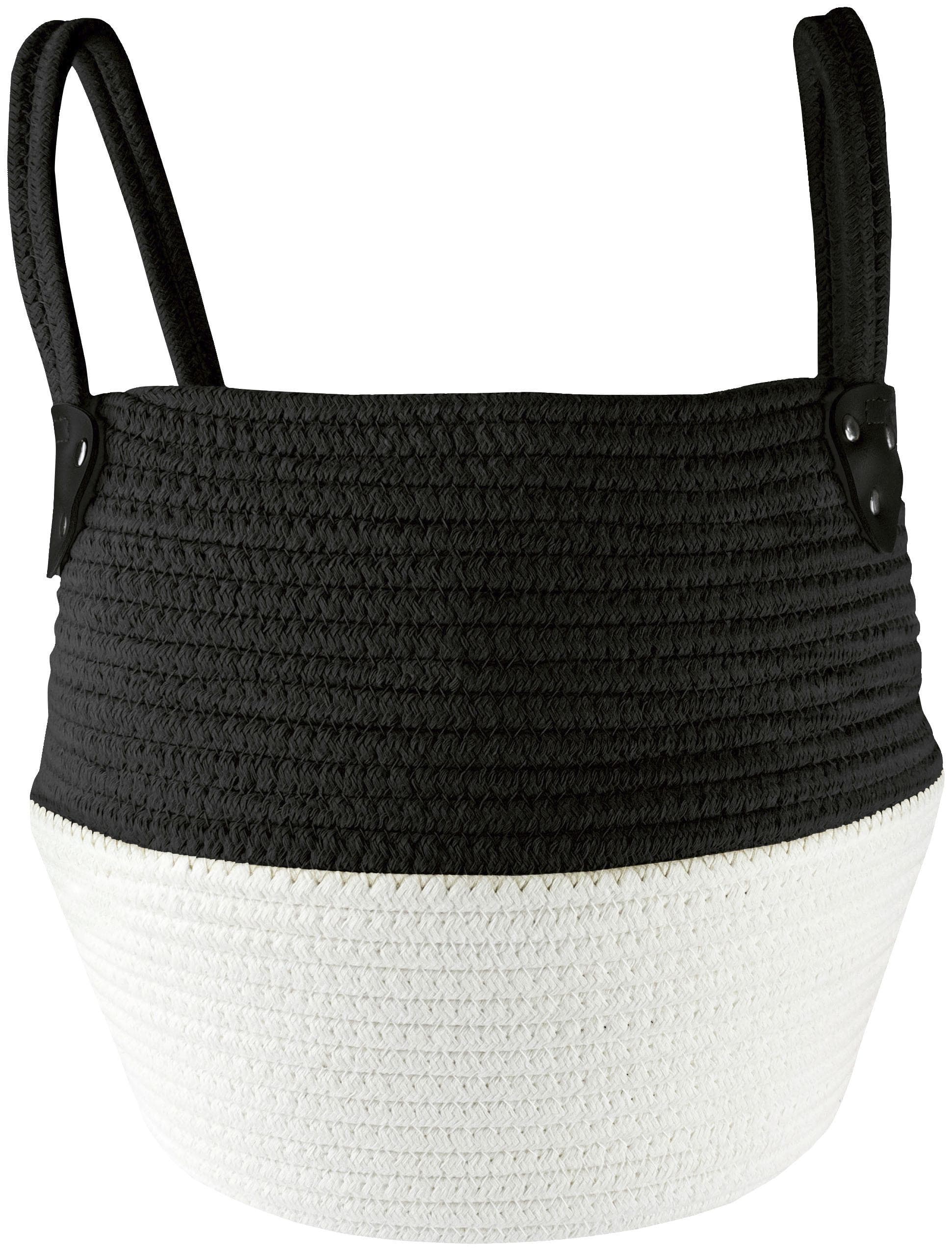 Aufbewahrungsbox Kleine Wolke Patch Schwarz Baumwolle Polyester