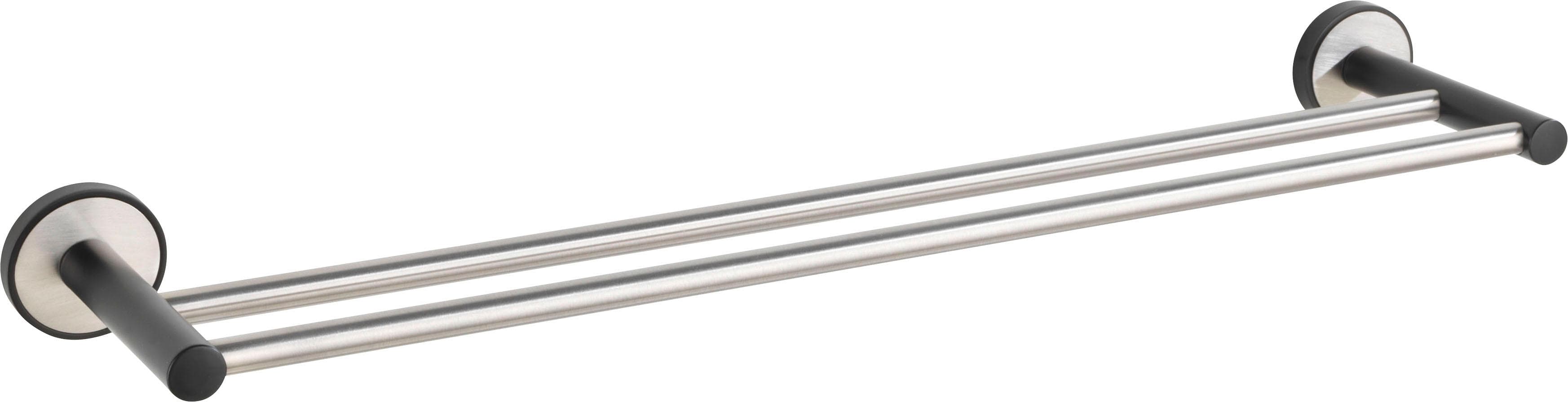 WENKO Handtuchstange UV-Loc Udine silber matt Edelstahl